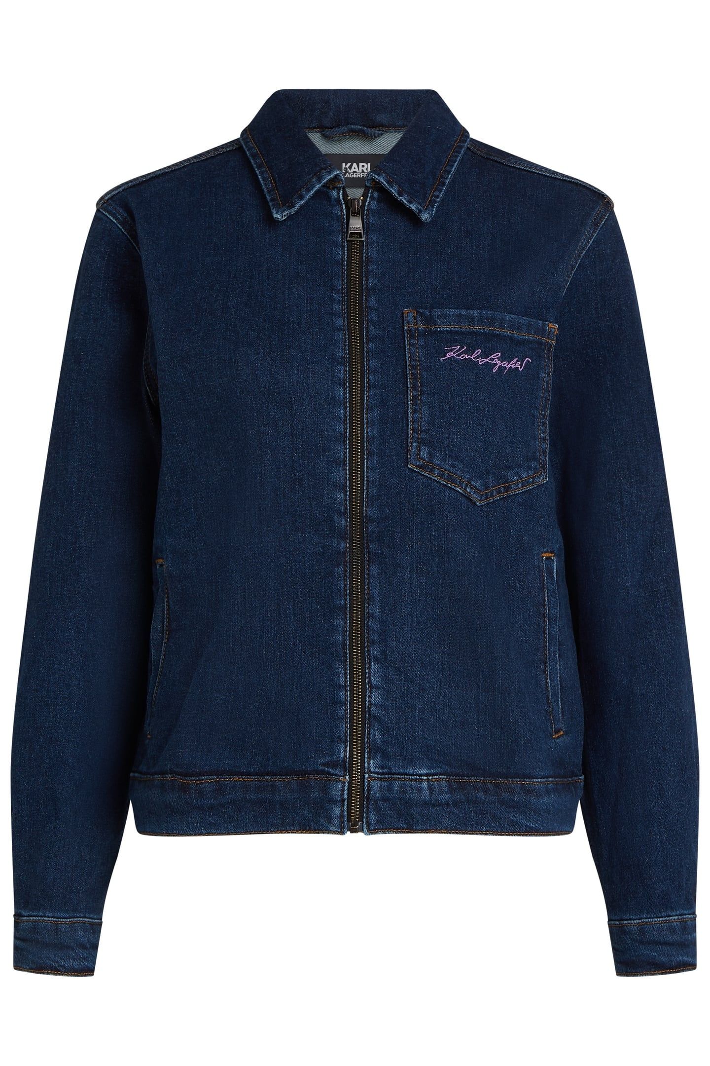 ESSENTIAL DENIM JACKET DARK BLUE DENIM 1