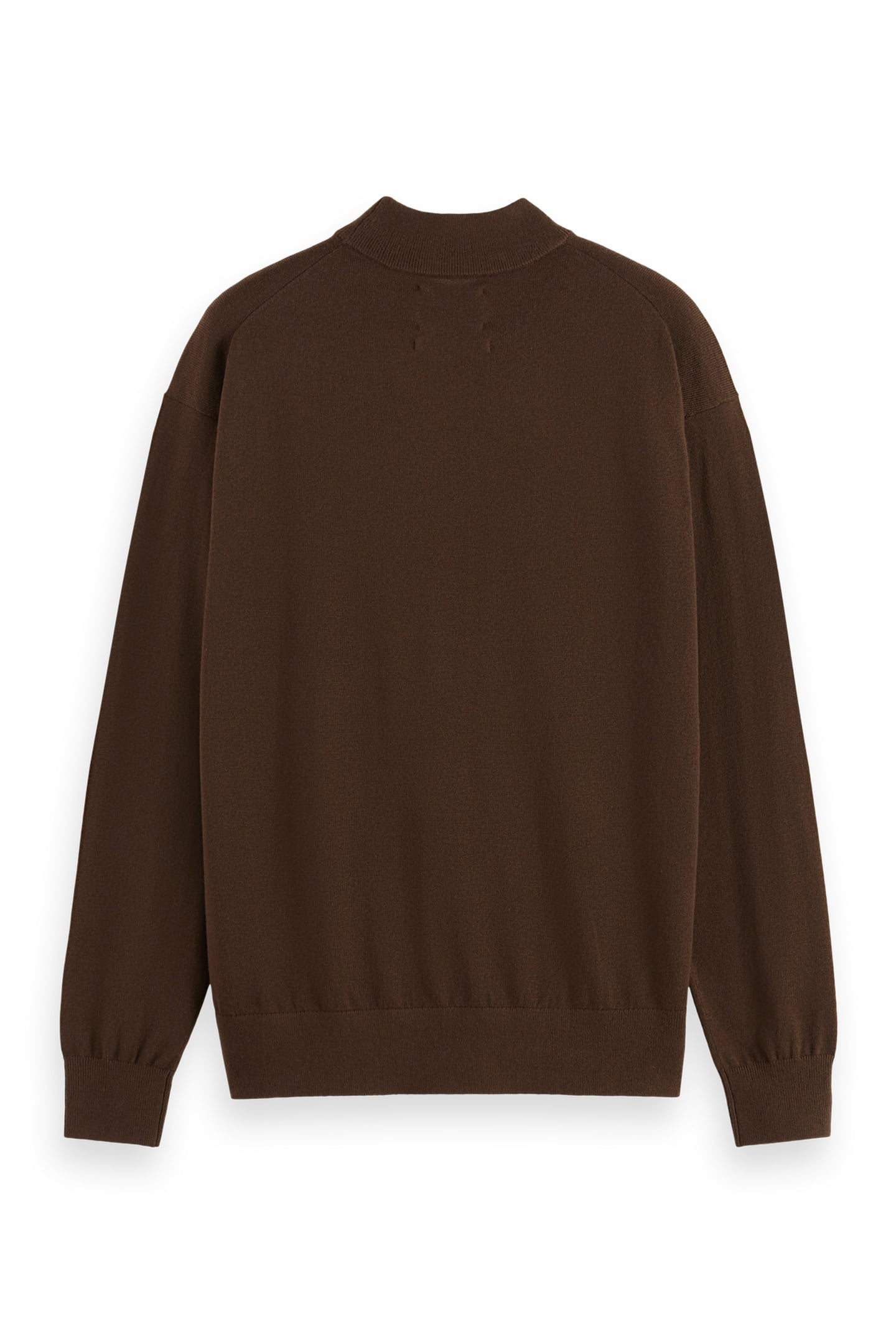 DROPPED SHOULDER MOCK NECK PULLOVER DEMITASSE 2