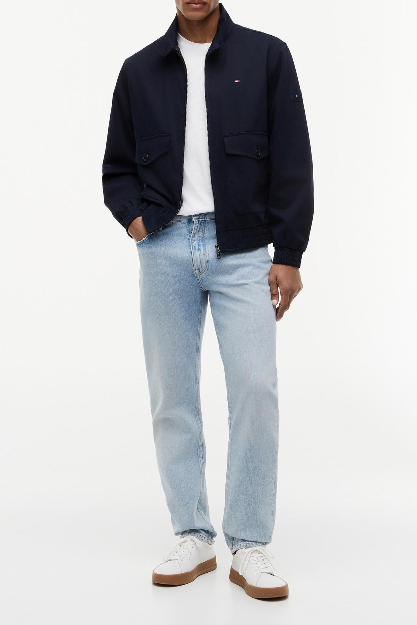 COTTON HARRINGTON JACKET DESERT SKY 3