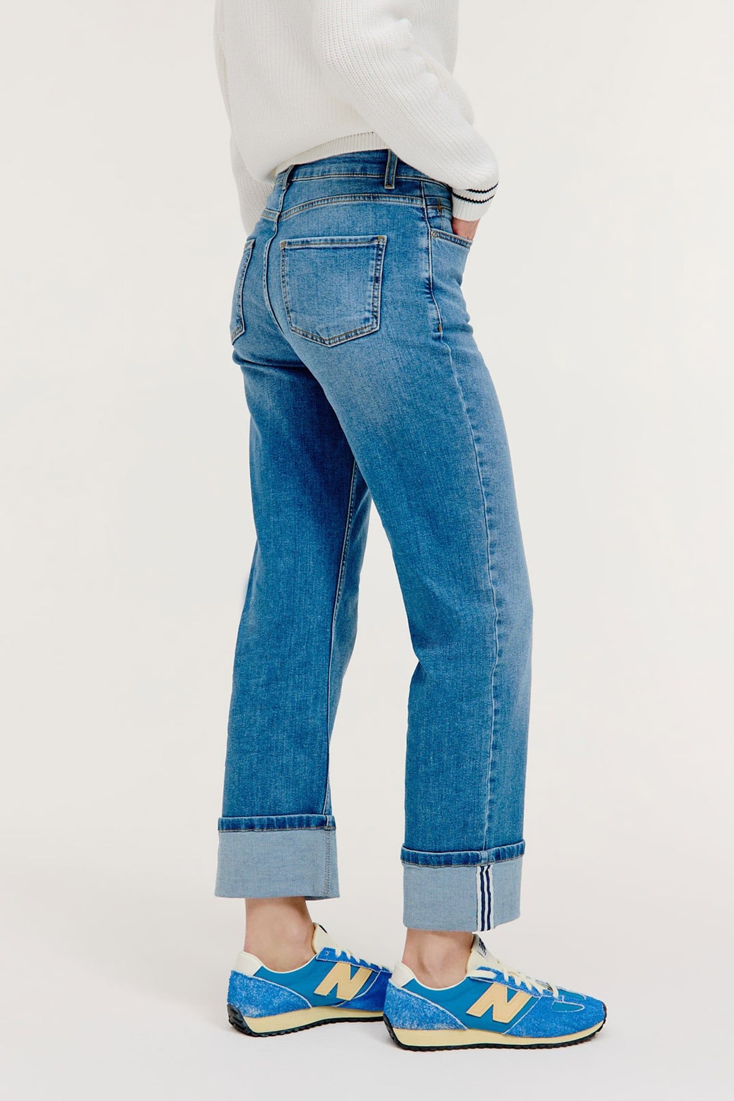 BENTHE PANT MID BLUE JEANS 3