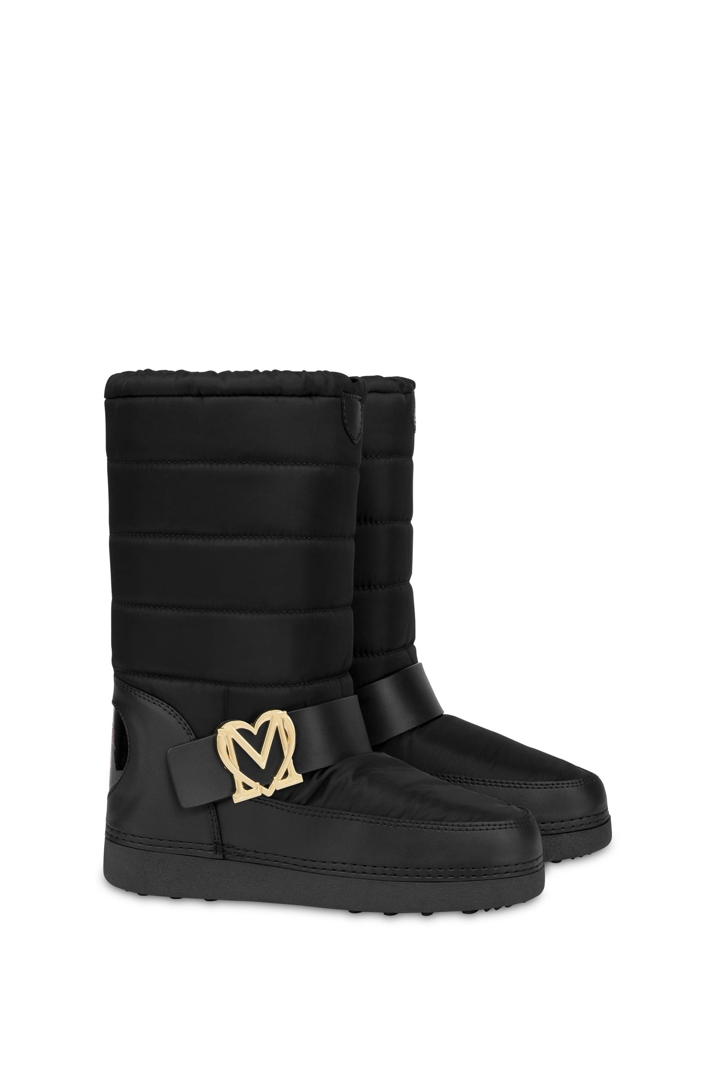 HEART LOGO SNOW BOOT BLACK 2