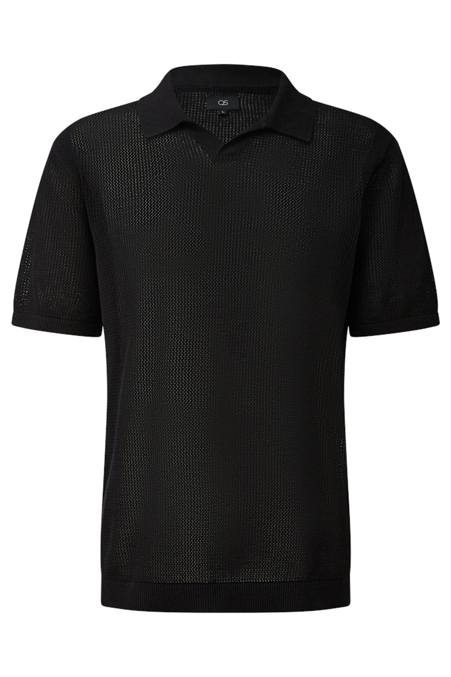 S.OLIVER-QS POLOSHIRTS BLACK 8