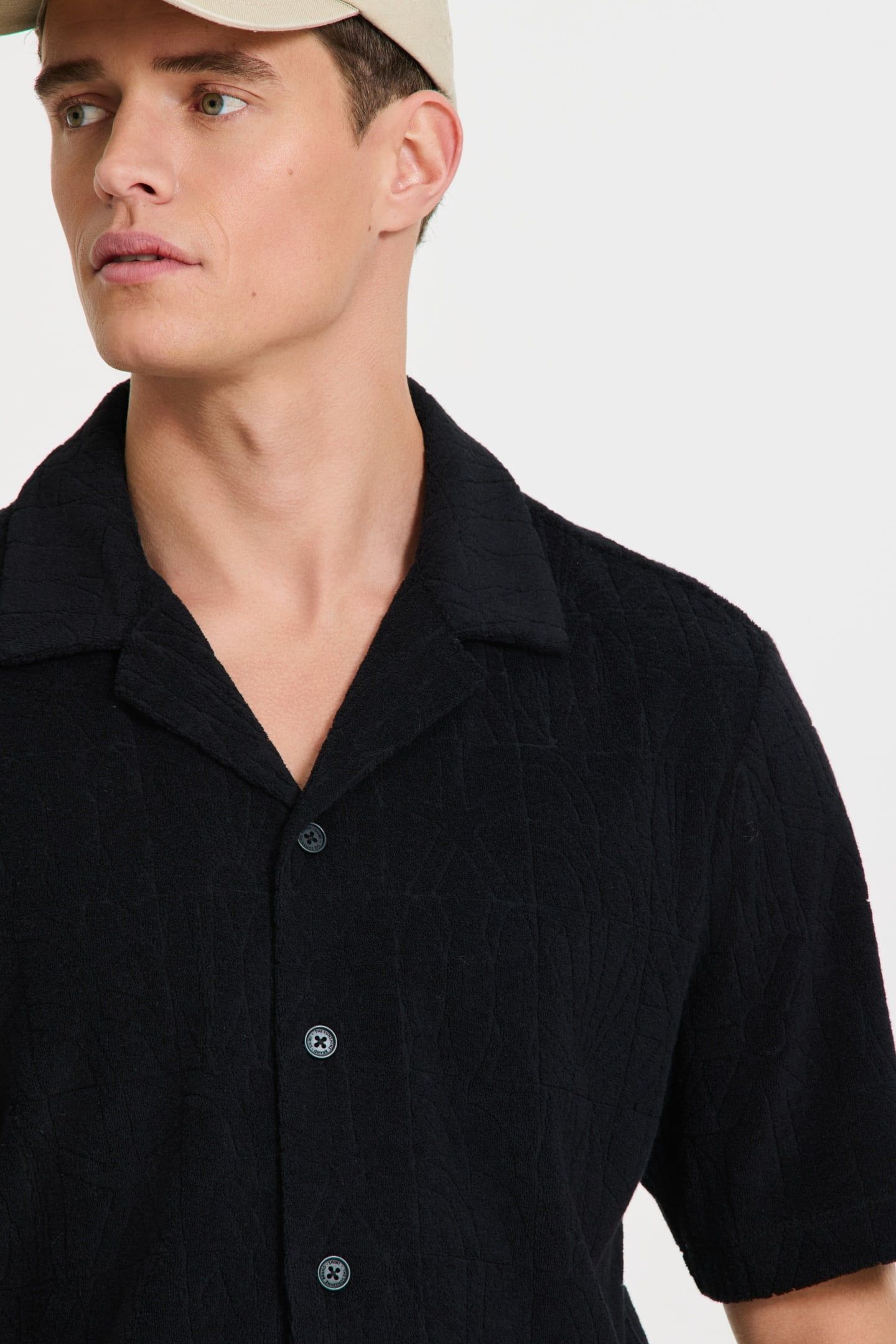 TED SHORT SLEEVE SHIRT GEO SUN BLACK GEO SUN 4