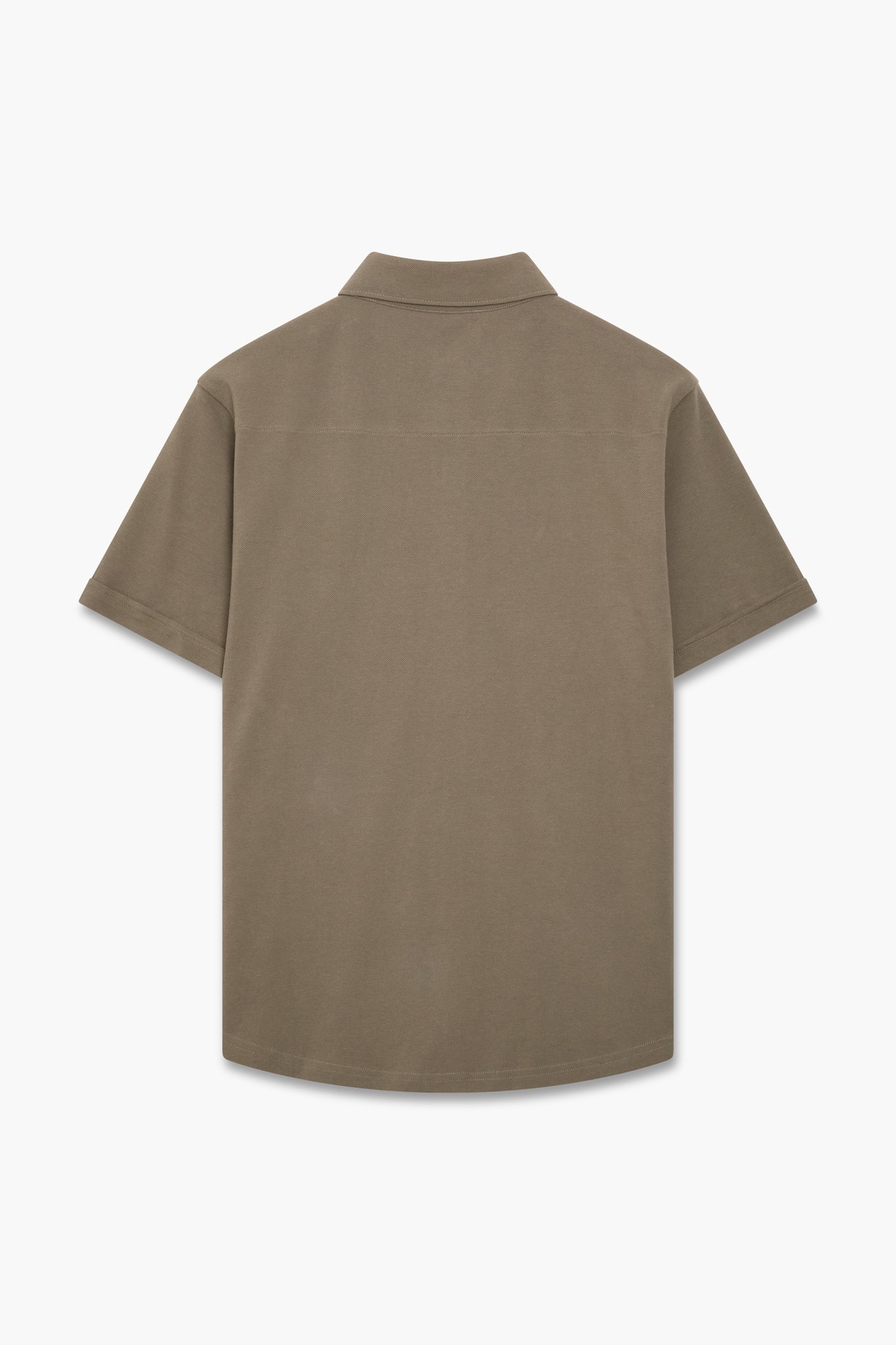 PIQUE SHIRT S/S KHAKI 3