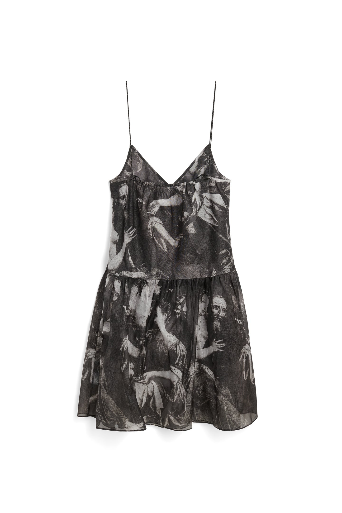 TANYA DRESS BLACK AOP 4
