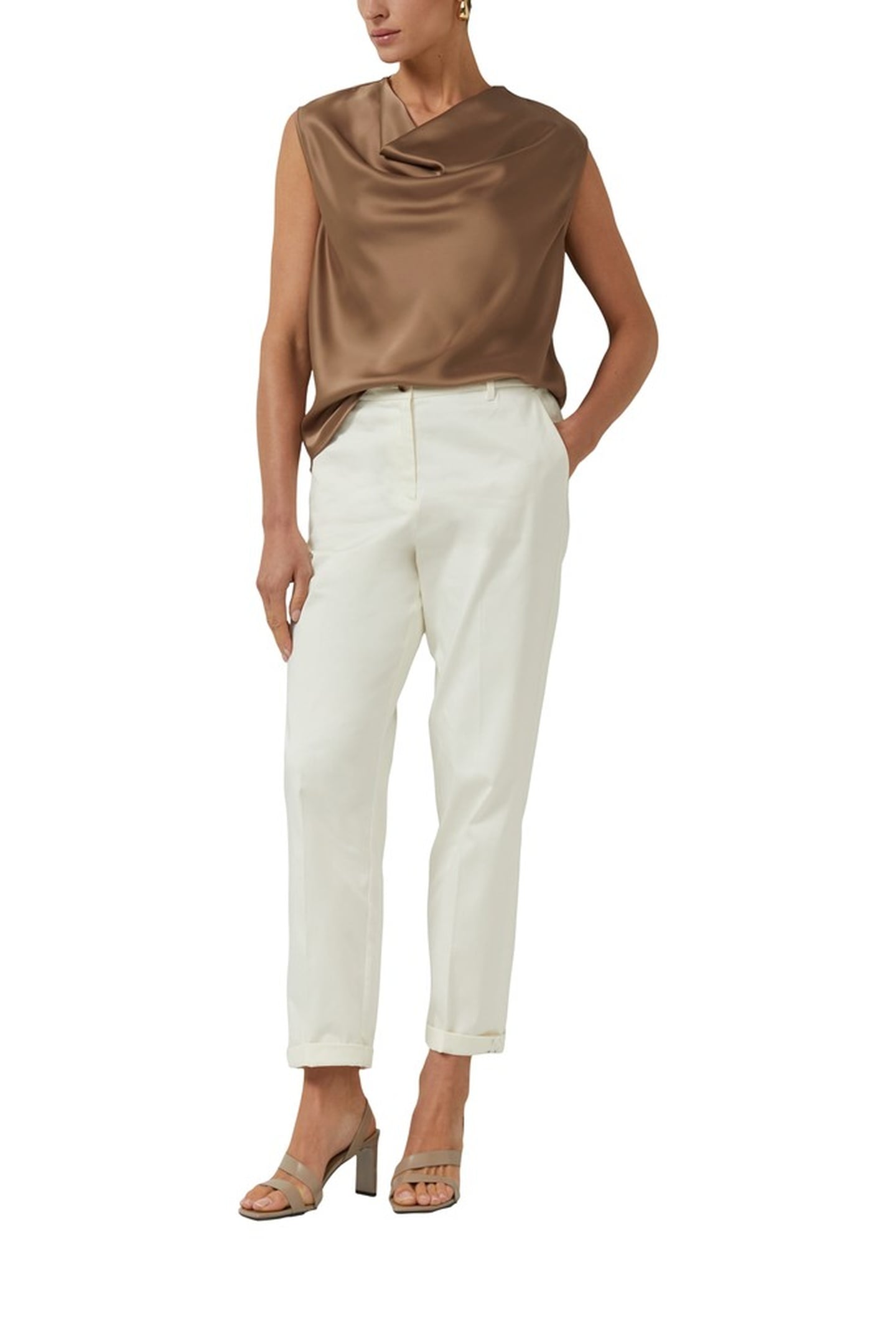 S.OLIVER BLOUSES BROWN 2