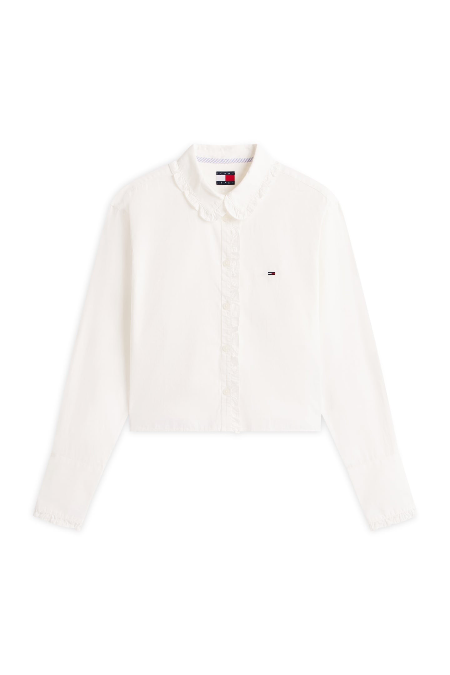 TJW RUFFLE FEMME SHIRT ECRU 4