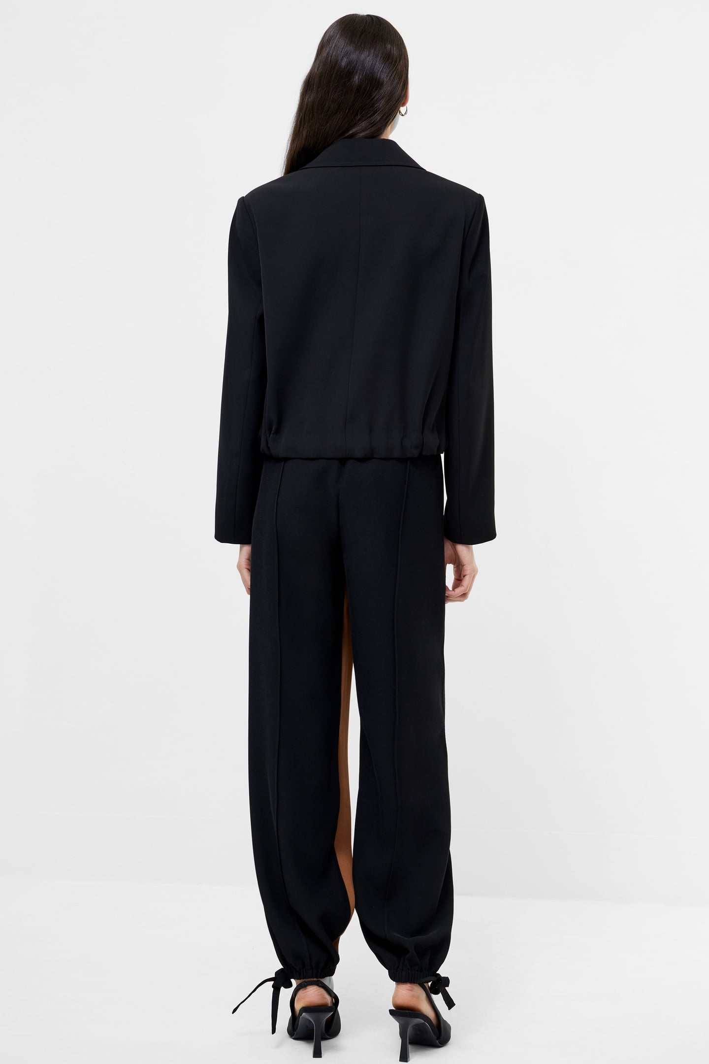 VINNIE TAILORED CROPPED JACKET BLACK 3