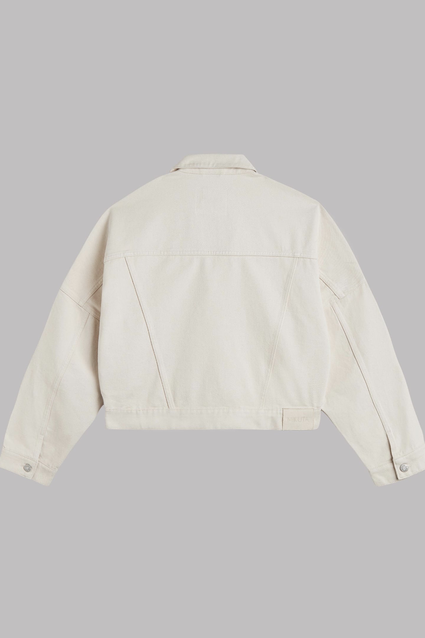 THE WHITE CROPPED DENIM JACKET 3