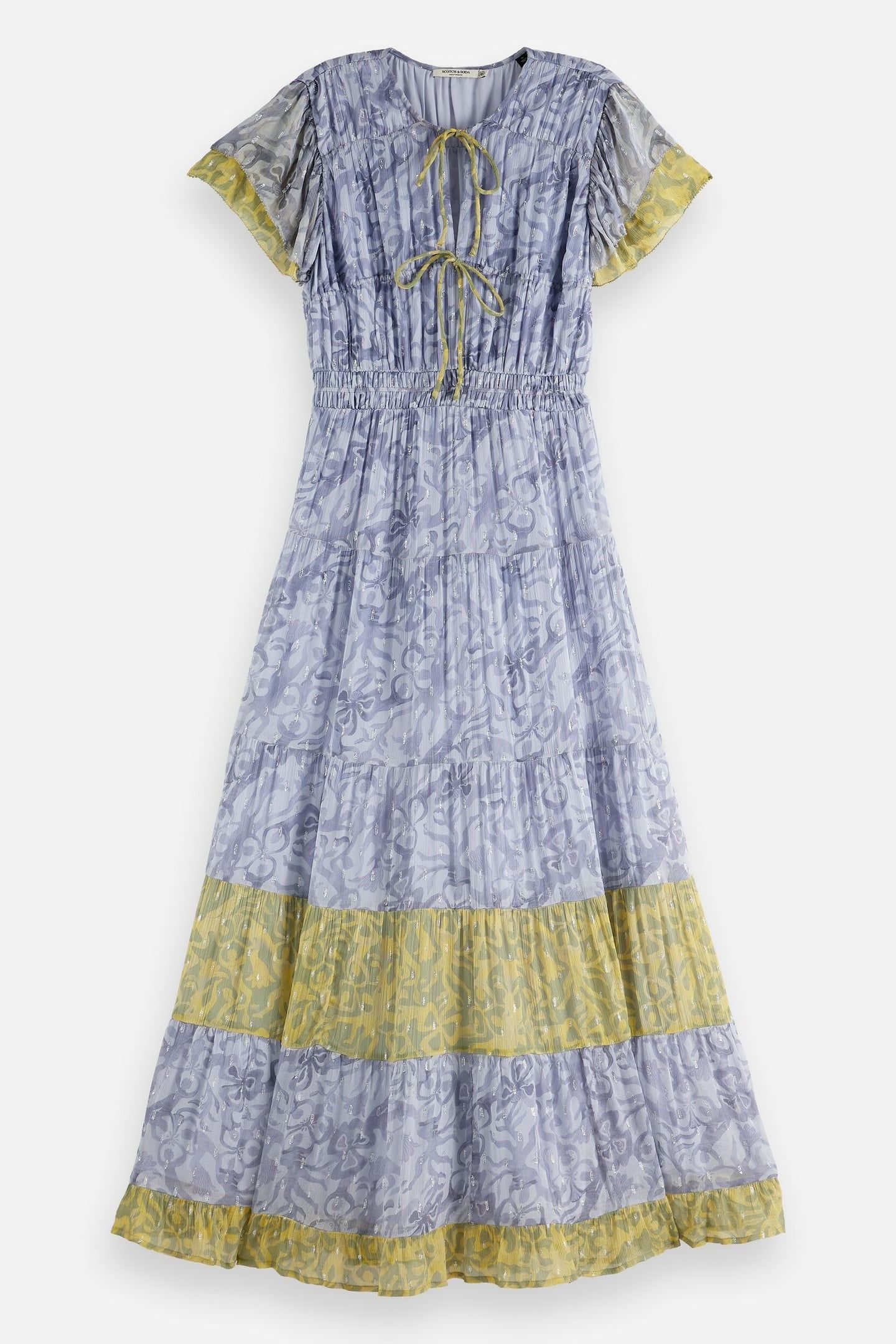 GATHERED MAXI DRESS DANCER LAVENDER 3