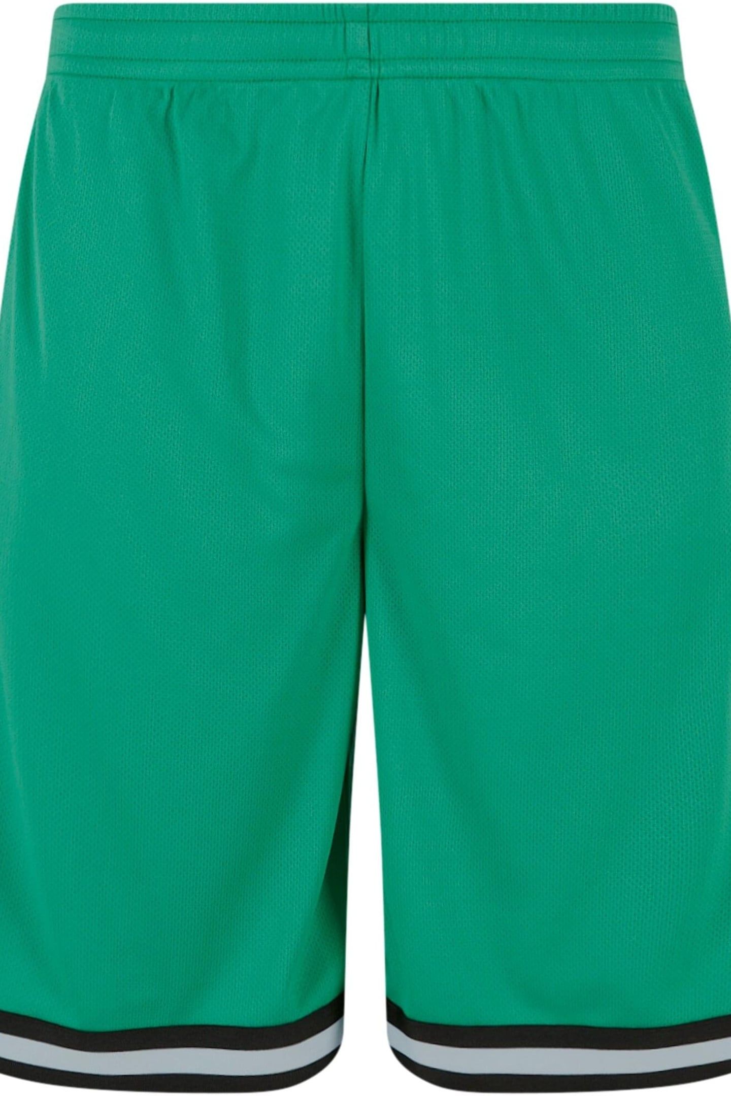 STRIPES MESH SHORTS FERNGREEN/BLACK/WHITE 2