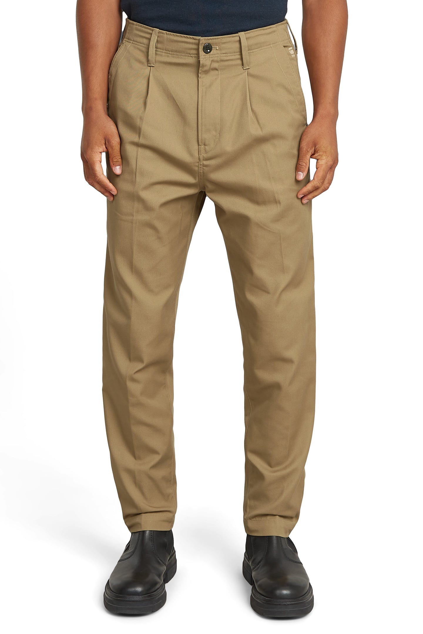 PLEATED CHINO RELAXED TAPERED TOGGEE 2