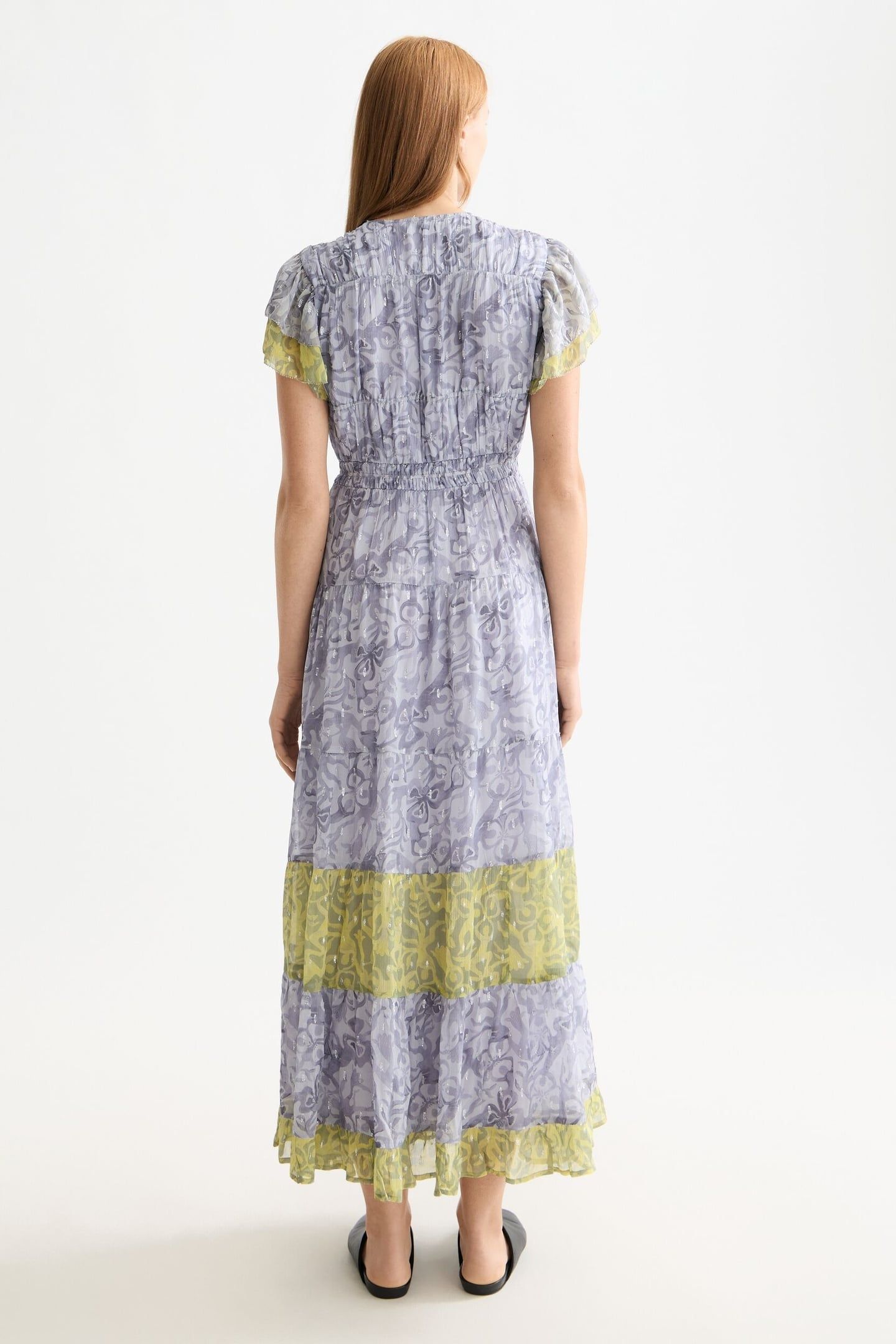 GATHERED MAXI DRESS DANCER LAVENDER 8