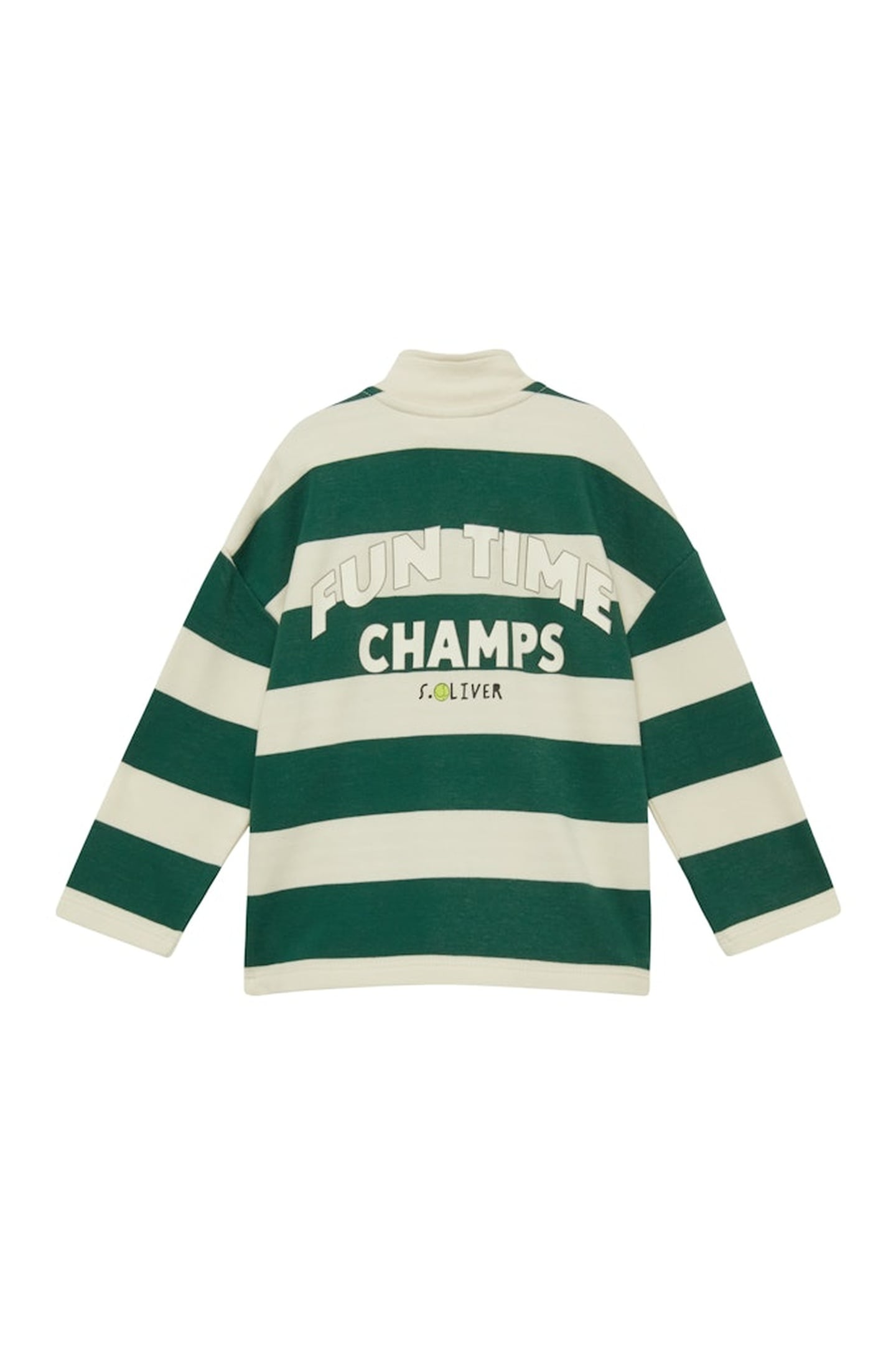 S.OLIVER SWEATSHIRTS GREEN STRIPES 2