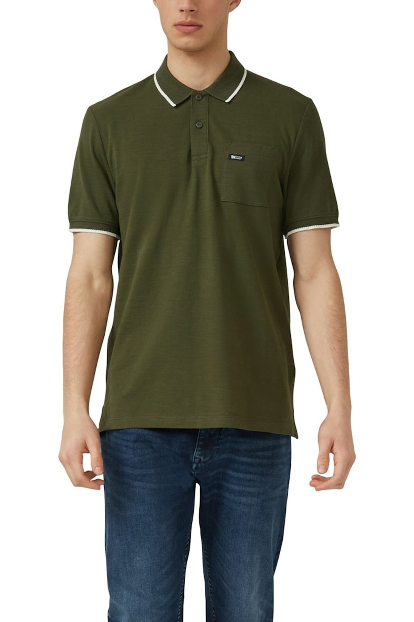 S.OLIVER POLOSHIRTS DARK GREEN 1