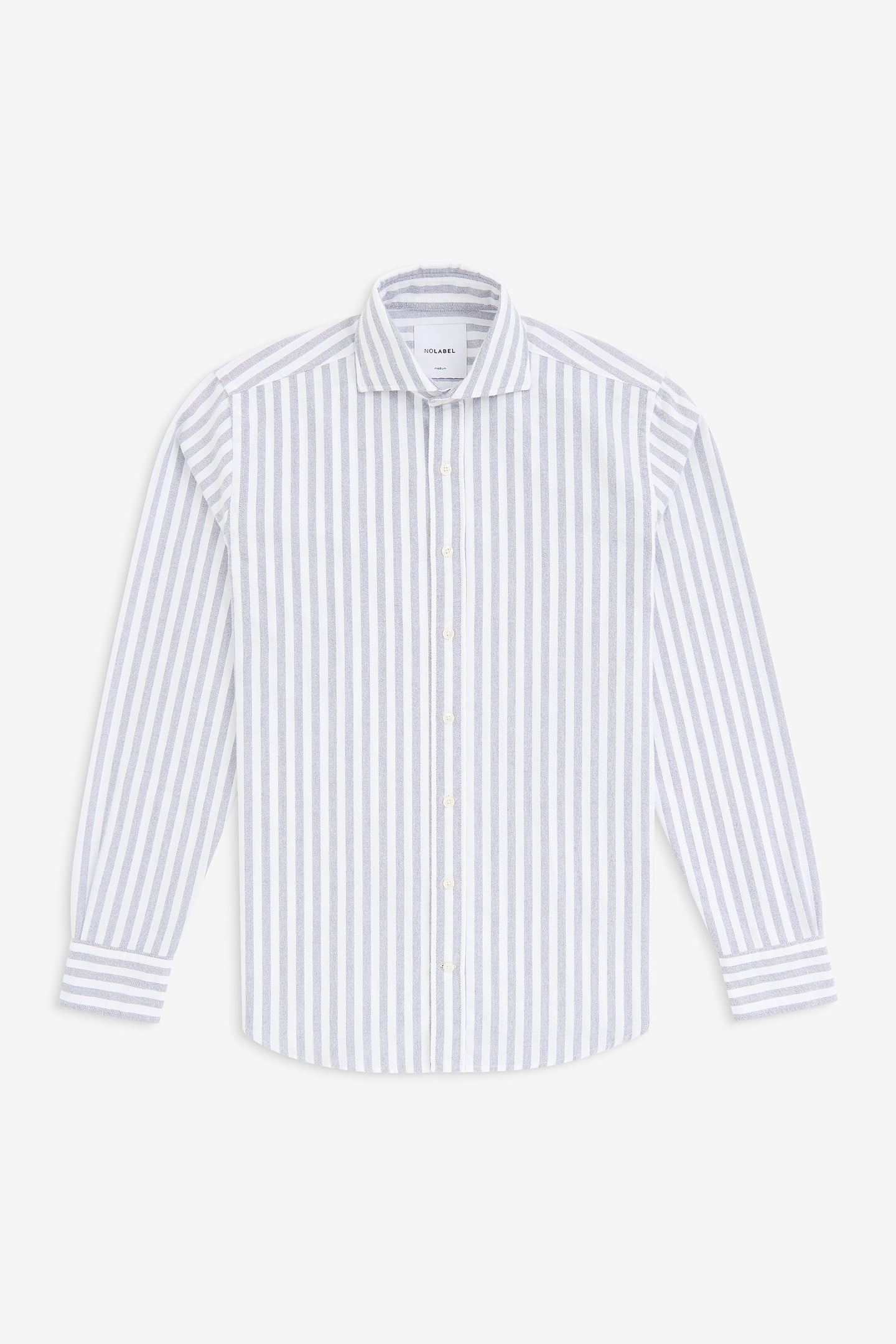 SPECIALIST BRUSHED STRIPED OXFORD NAVY 3