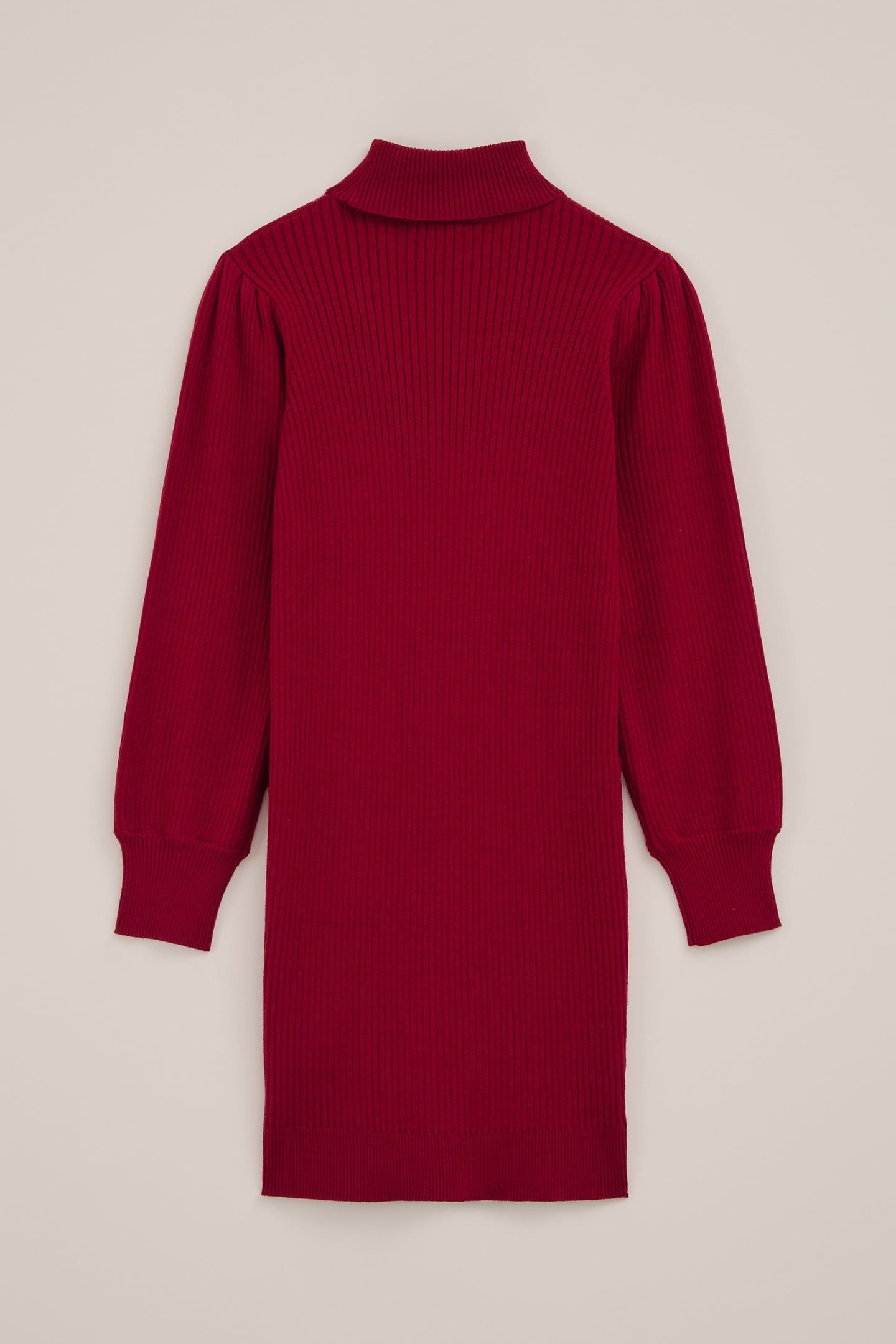 DRESS MID LENGTH VINTAGE RED 3