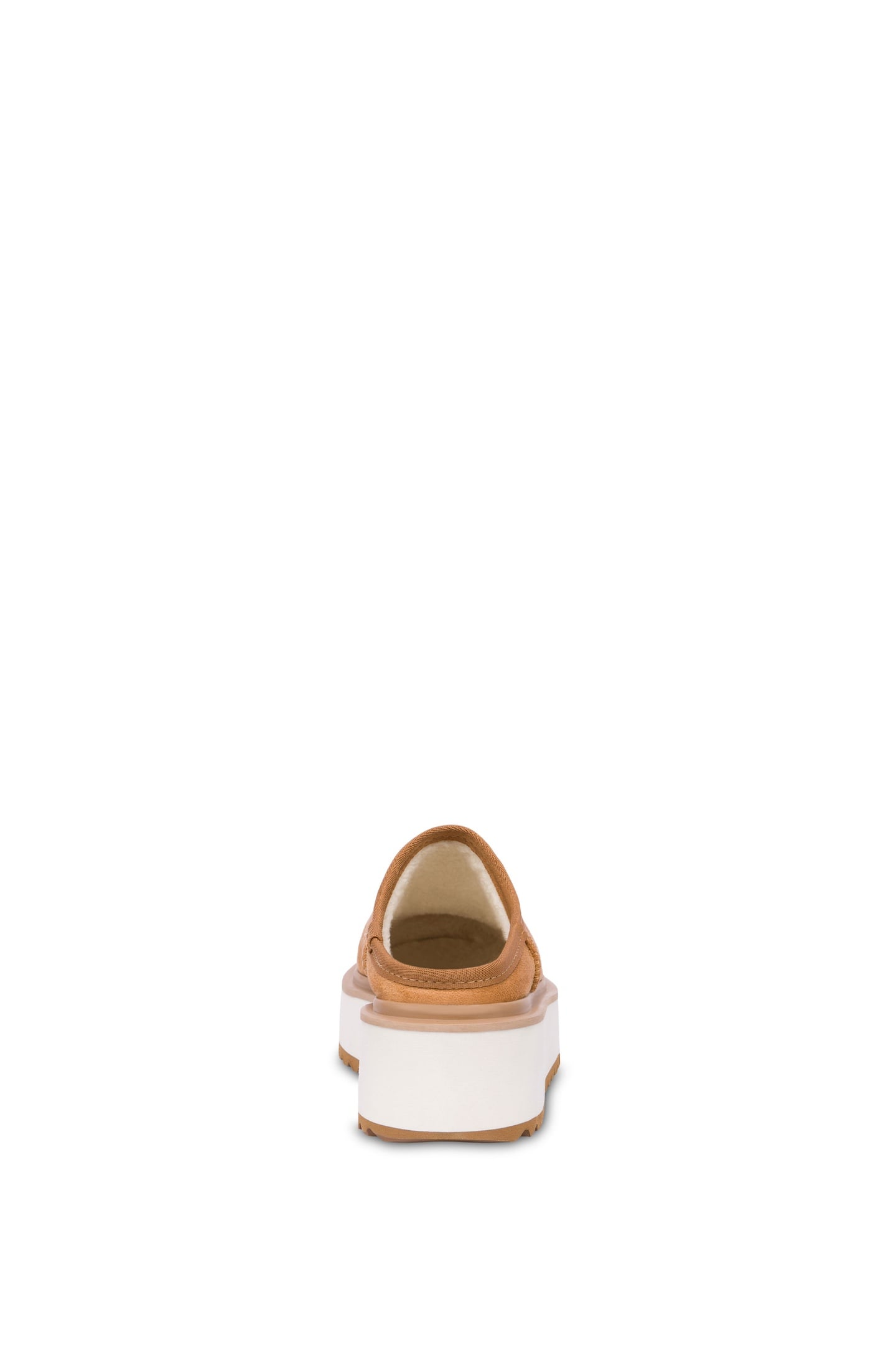 PLATFORM POWER VELOUR CLOGS BROWN 4