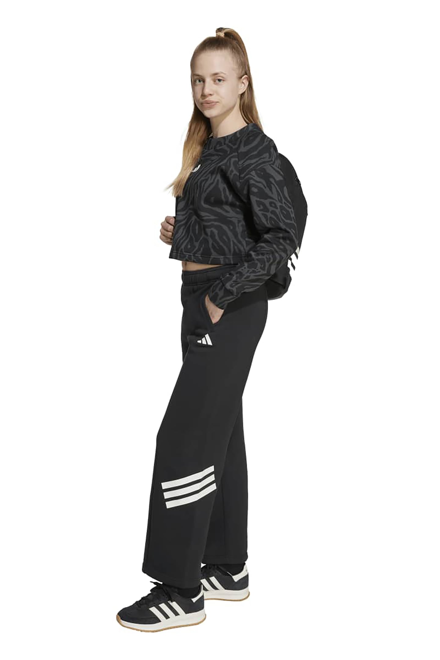SPORTSWEAR FUTURE ICONS WIDE LEG OPEN HEM PANT BLACK 3