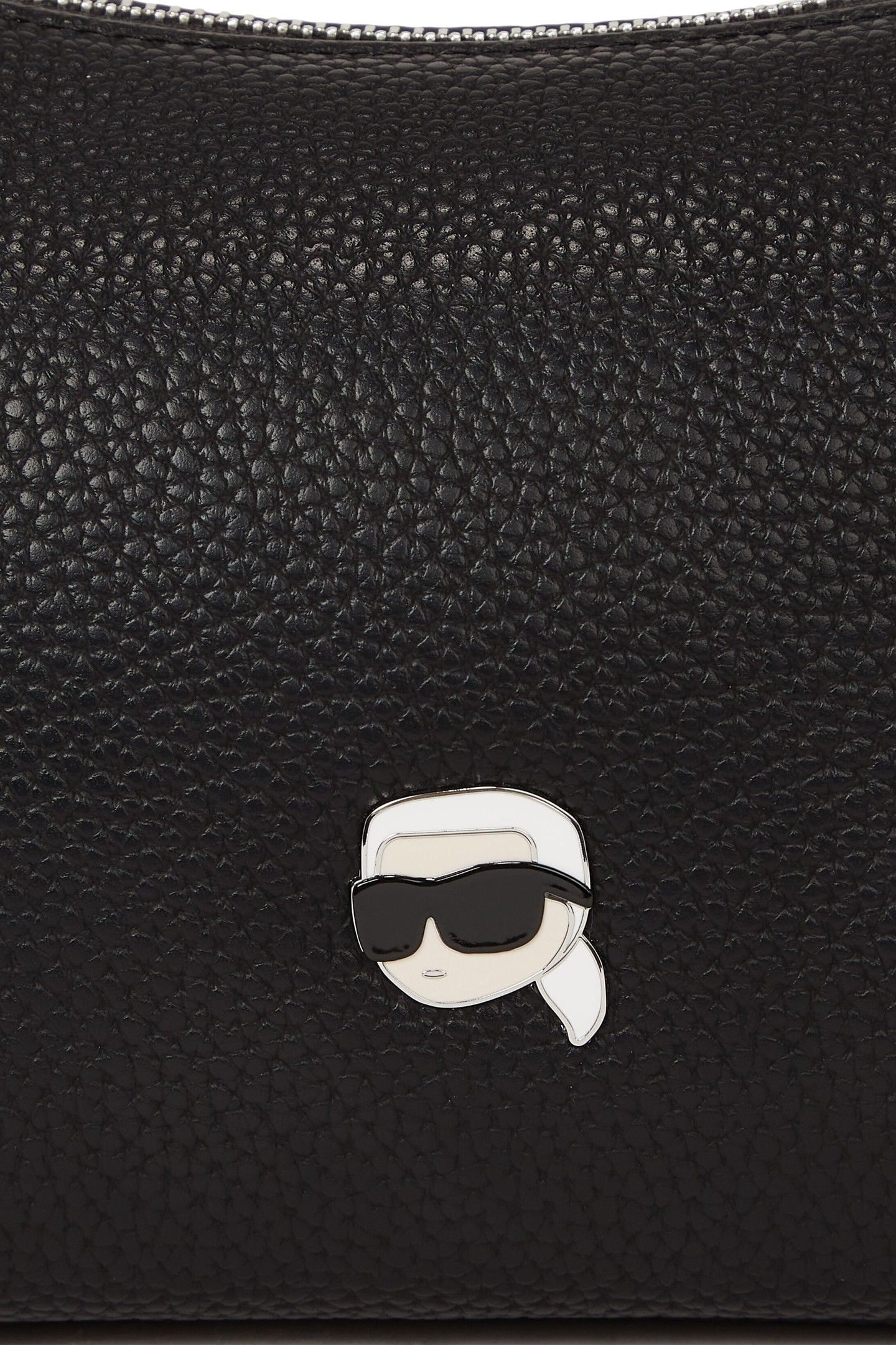 IKON PEBBLE SMALL SHOULDER BAG BLACK 4