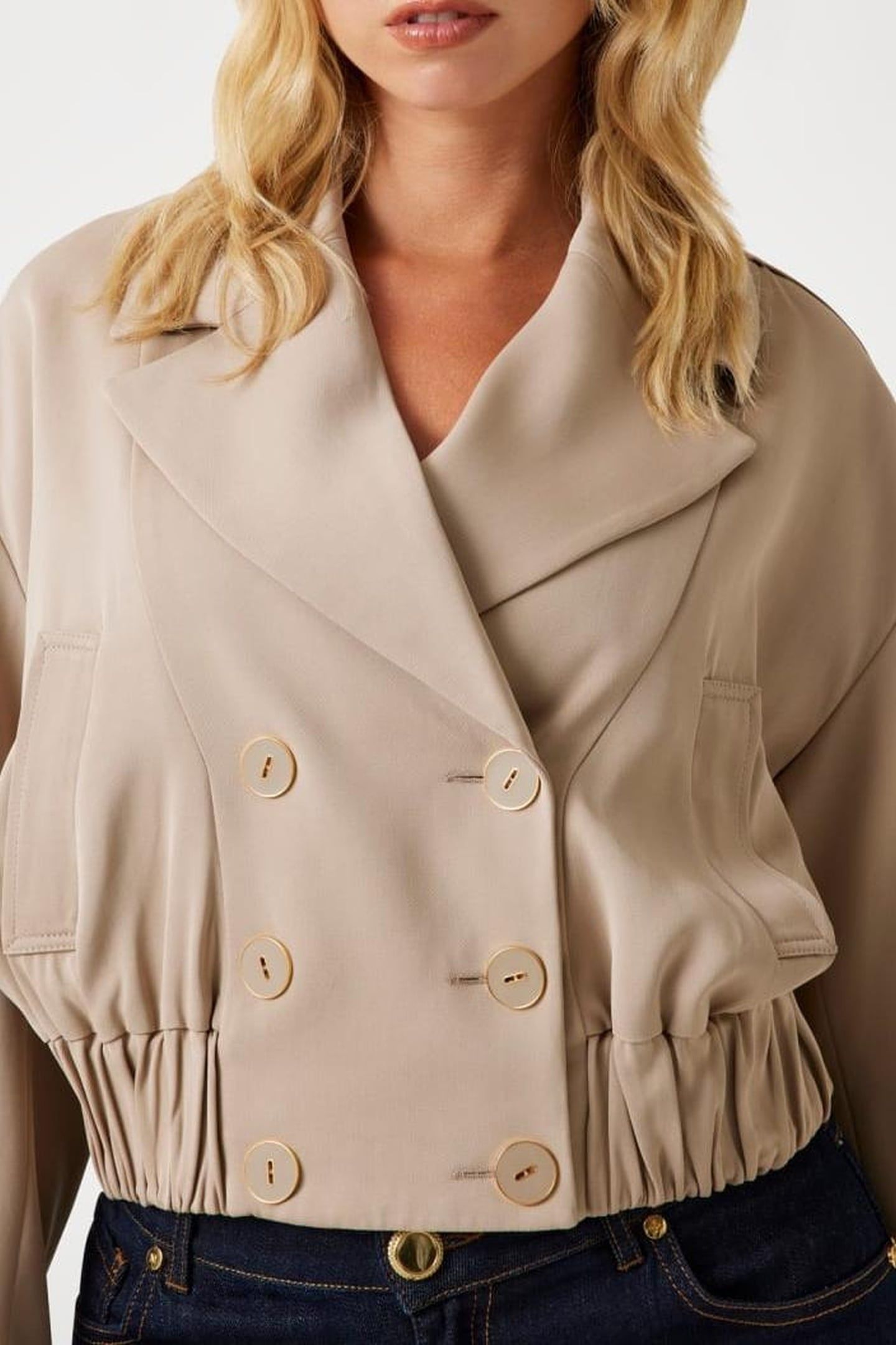 NINA BOMBER JACKET VELVET TAUPE 6
