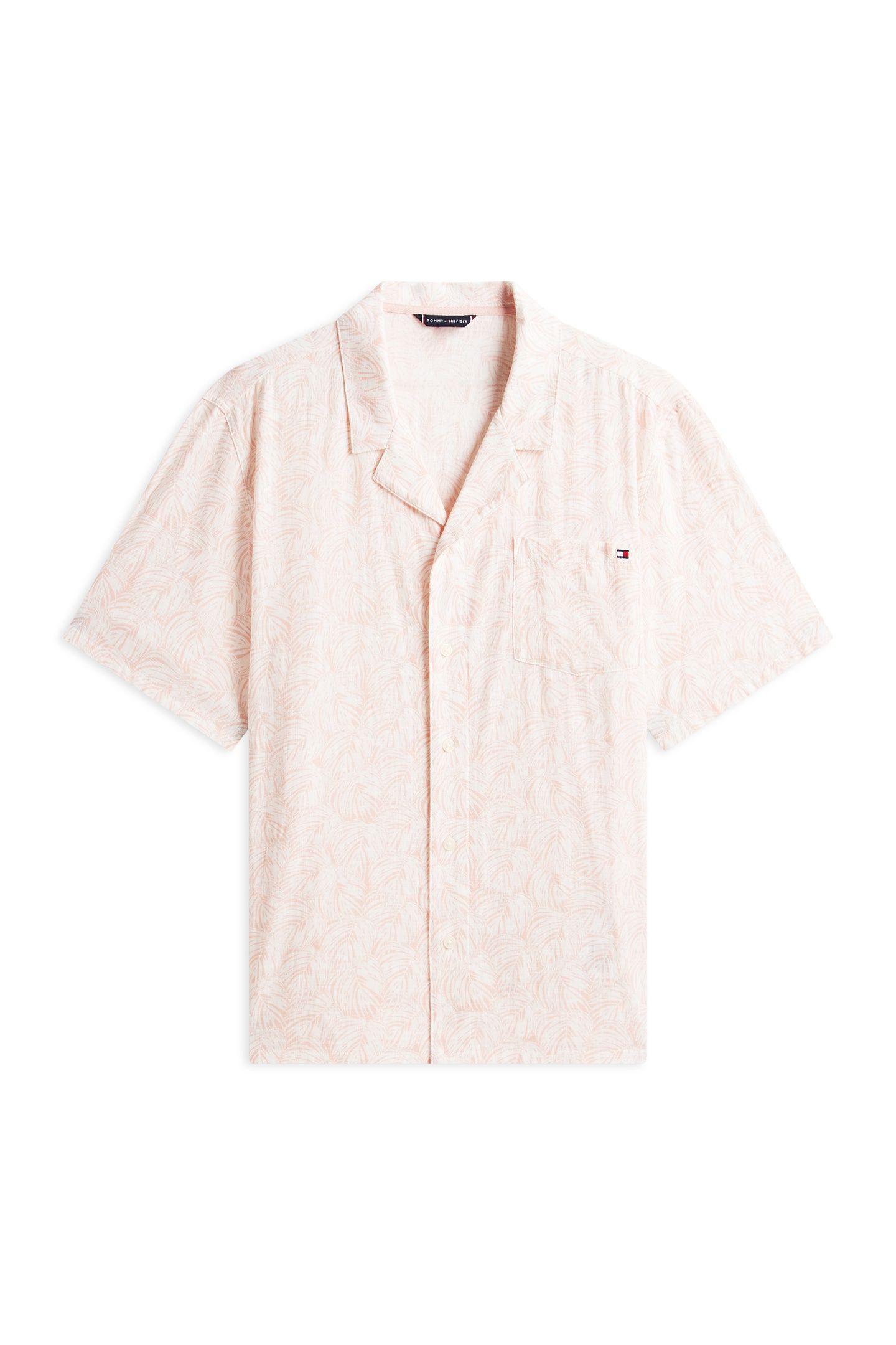 WOVEN BOWLING SHIRT PALM LEAF DELICATE PETAL 4