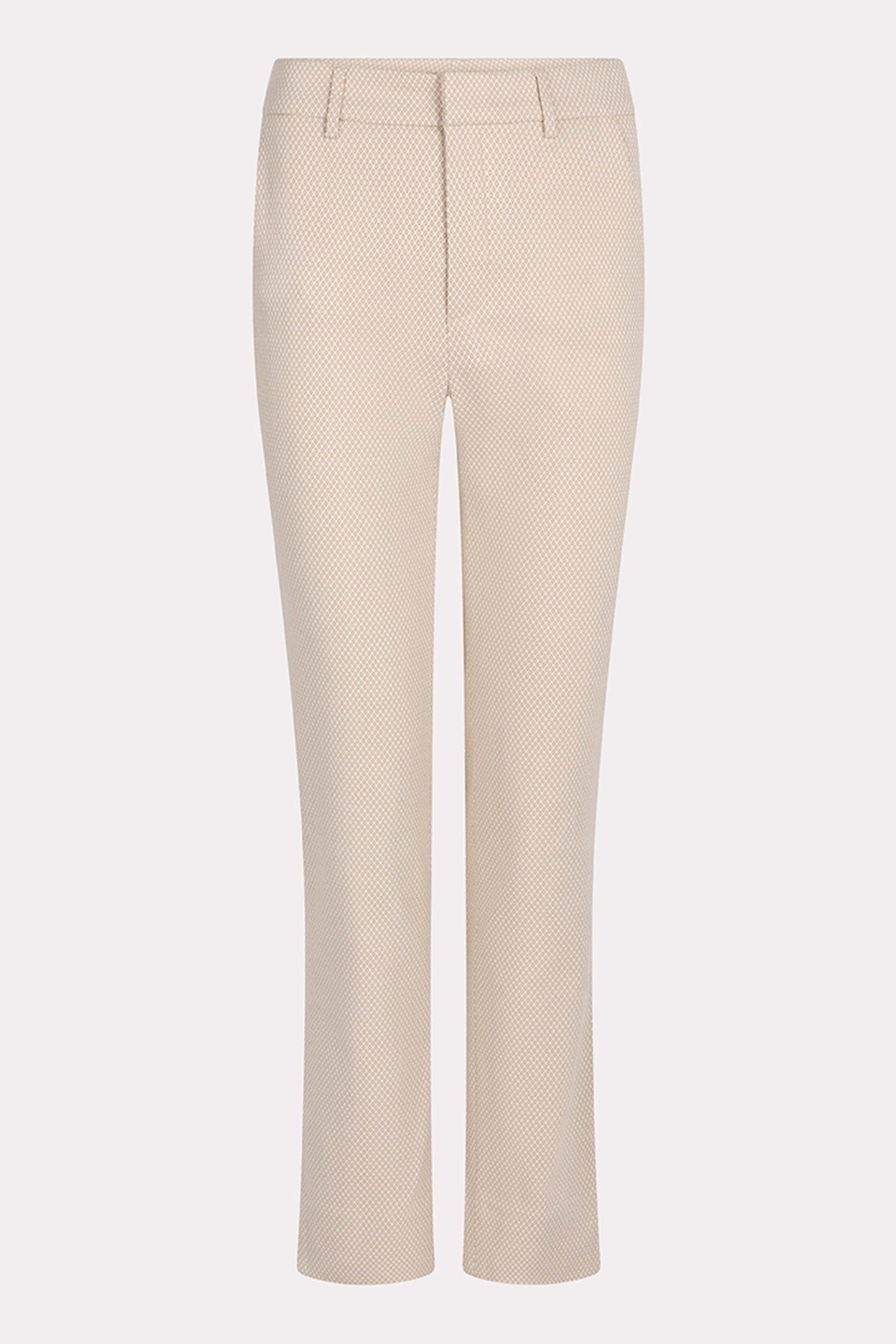 TROUSERS JACQUARD SQUARE SAND 7