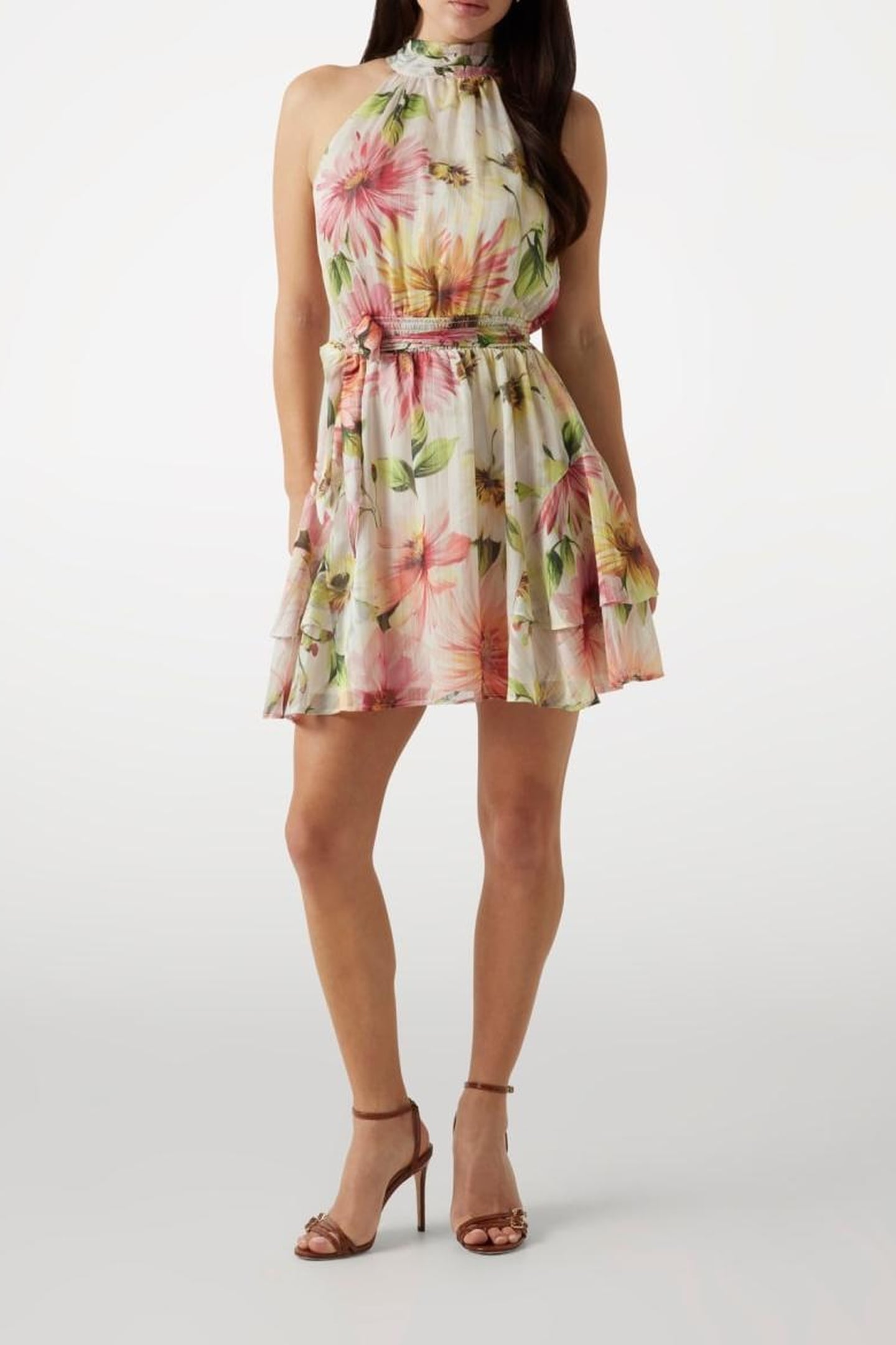 GUESS ECO SL ROMANA FLARE MINI PAINTED DAISIES PRIN 1