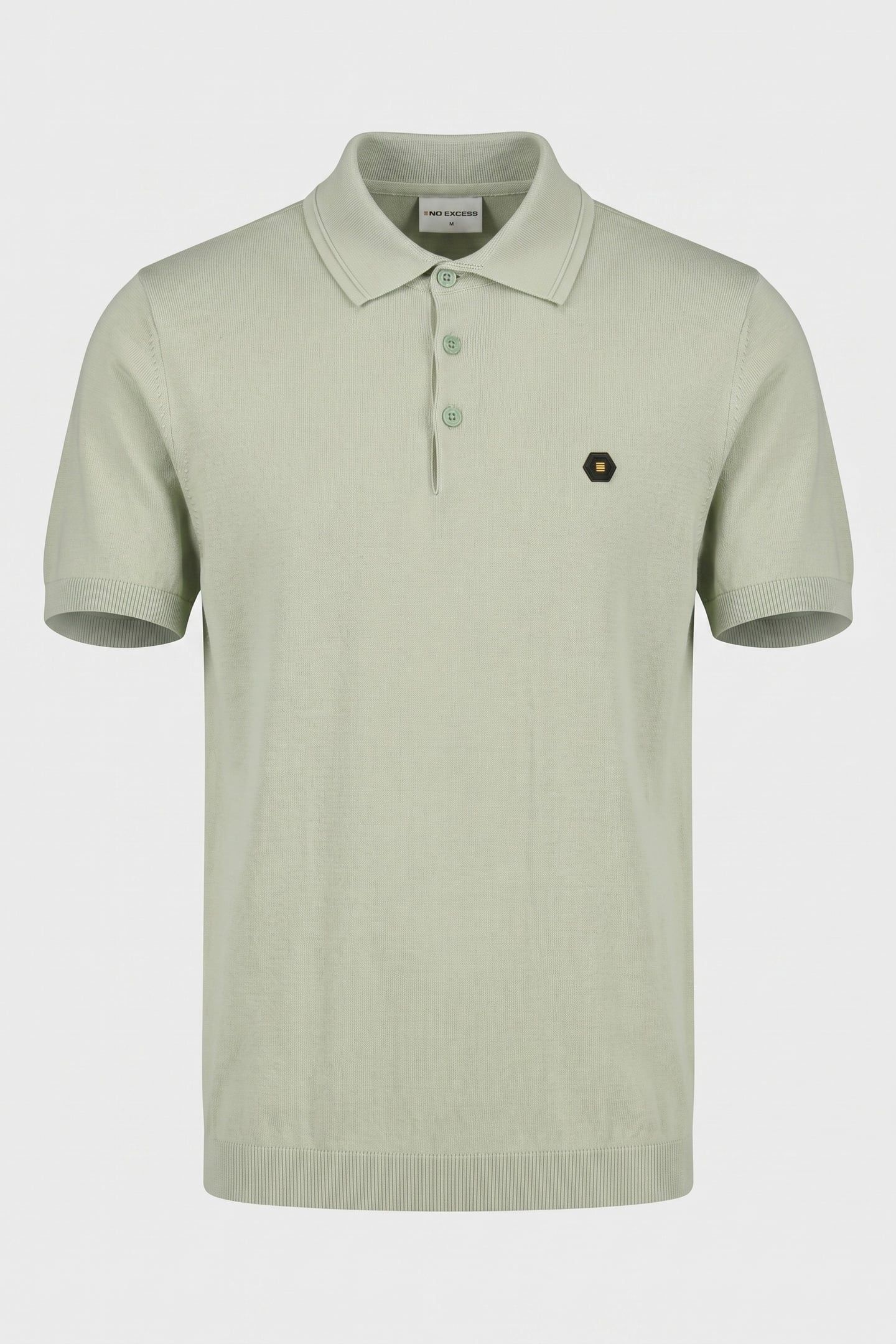 PULLOVER SHORT SLEEVE POLO BUTTON SOLID MINT 3