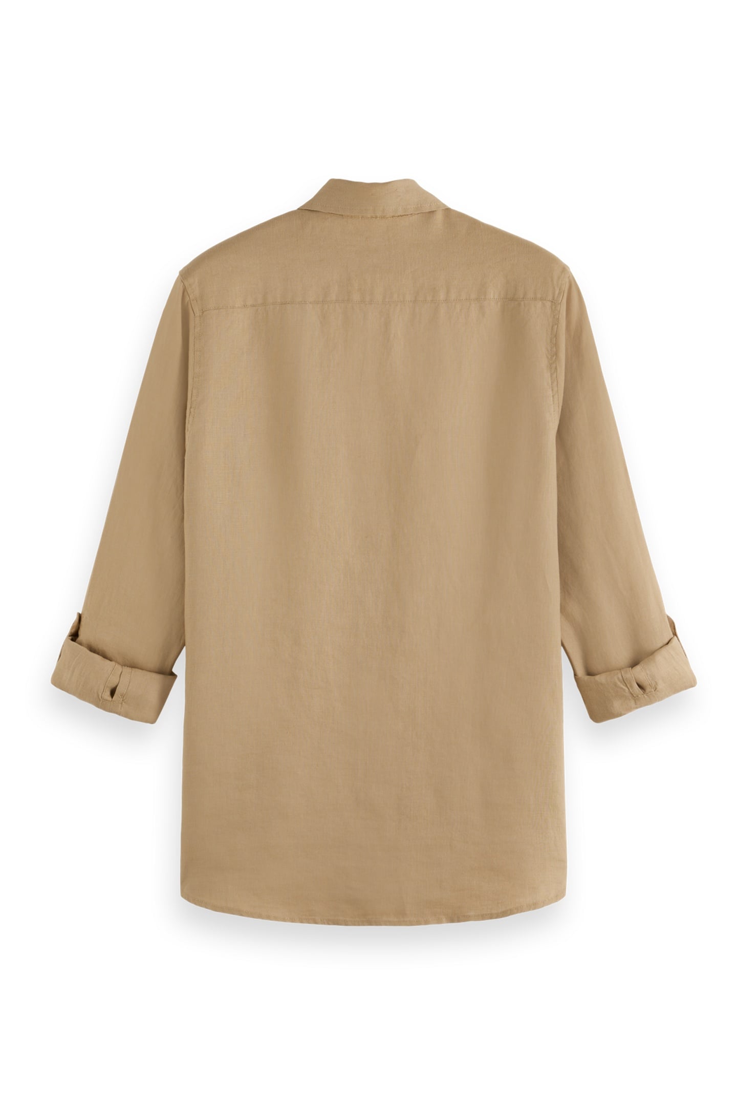 REGULAR-FIT LINEN SHIRT TANNIN 3