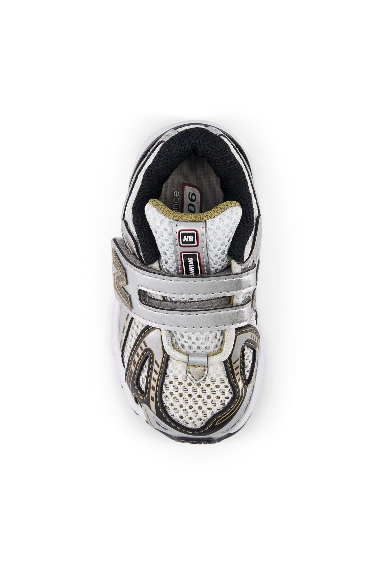 INFANT BOYS 1906 HOOK & LOOP SILVER METALLIC 3