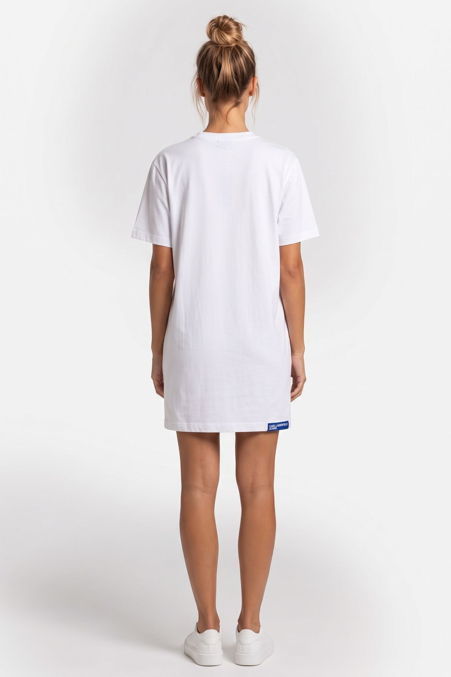 KLJ REGULAR SSLV TEE DRESS WHITE 2