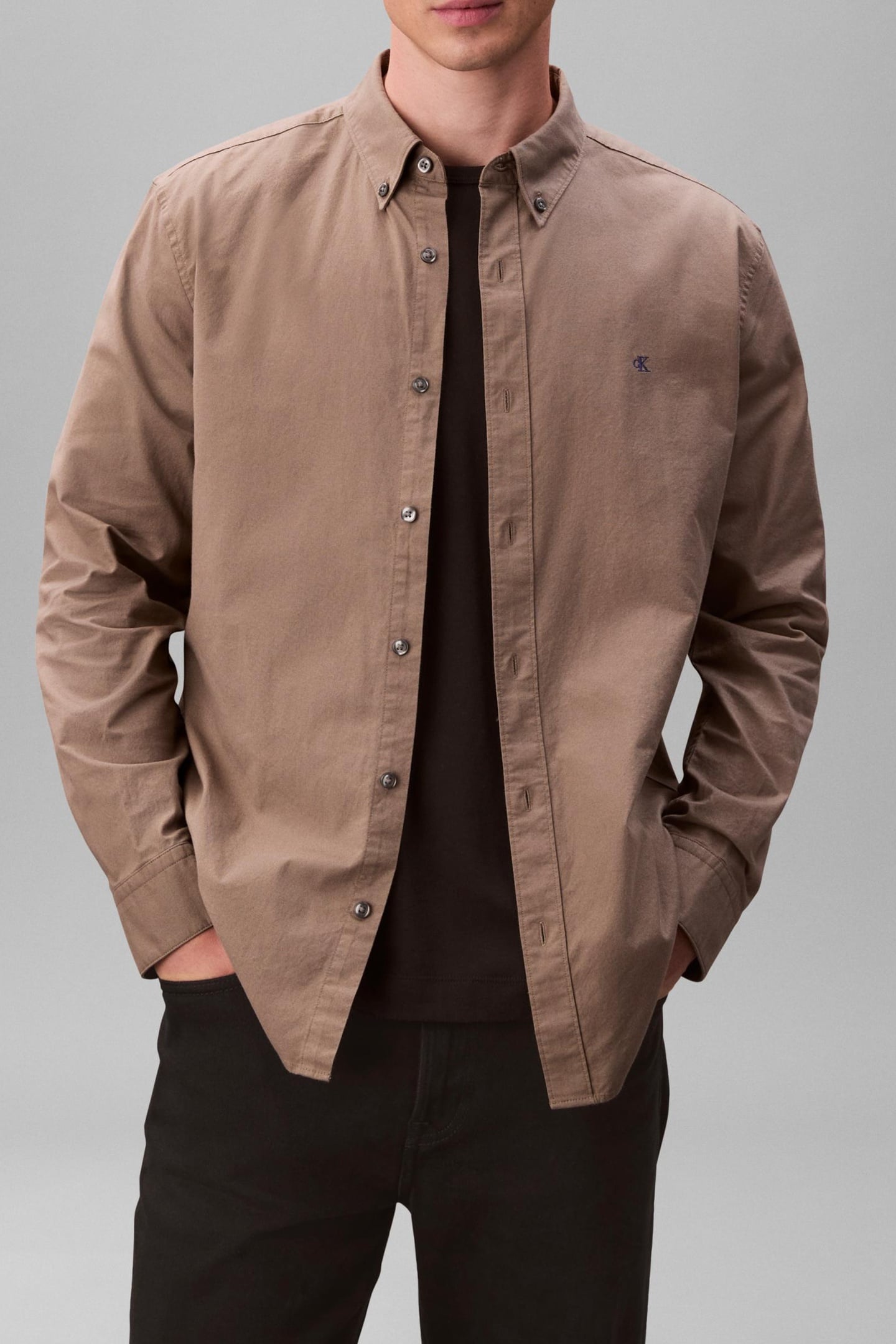 LS SOLID OXFORD CLASSIC SHIRT SEAGRASS 1
