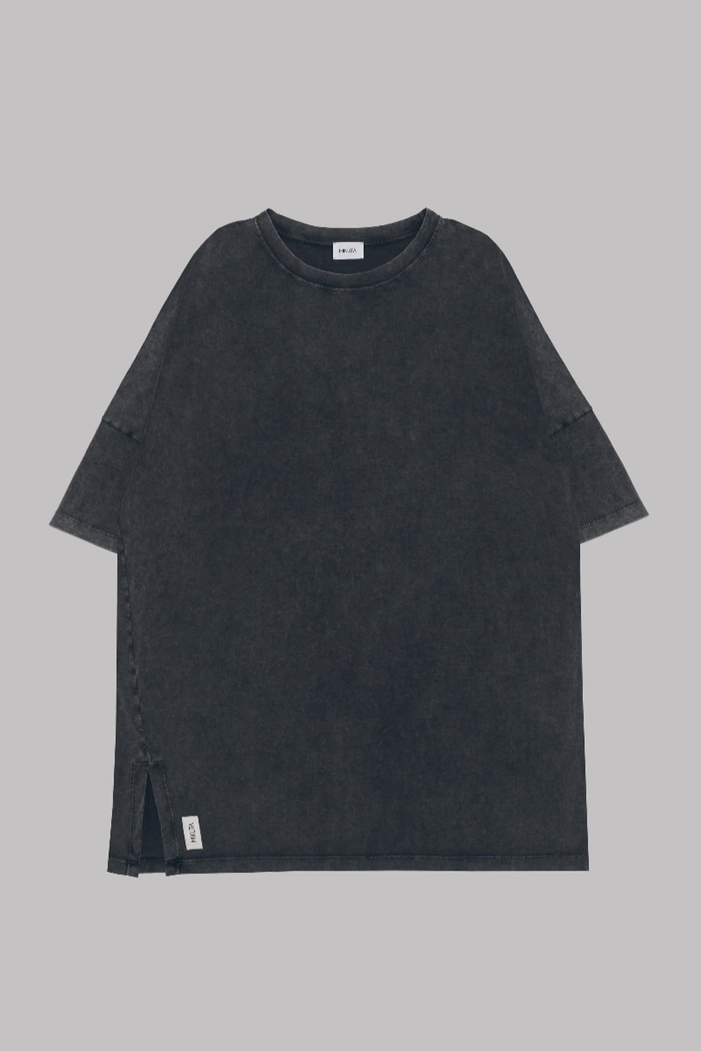 THE DARK FADED SHORT LOOSE T-SHIRT DRESS 3