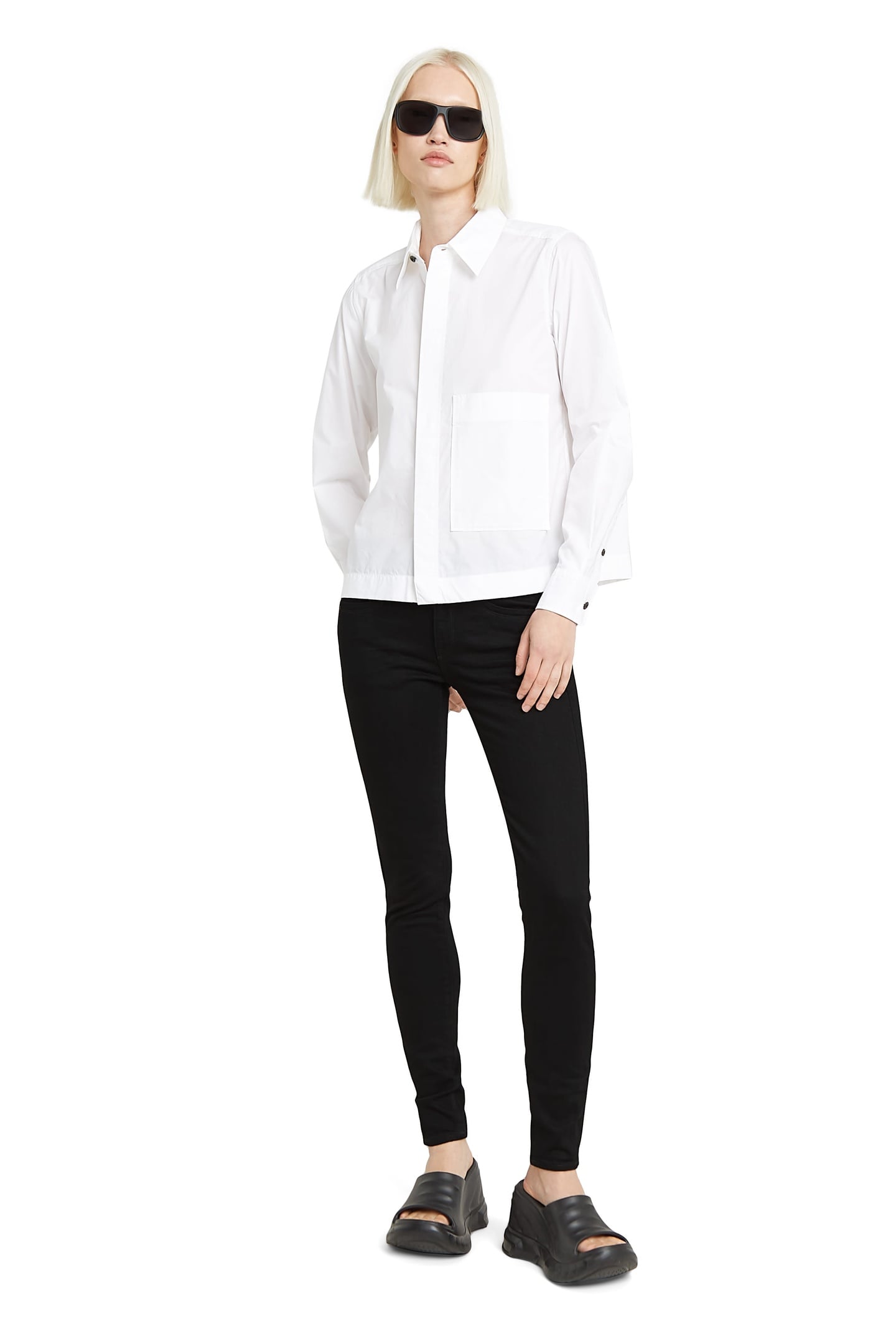 LYNN MID SKINNY PITCH BLACK 1
