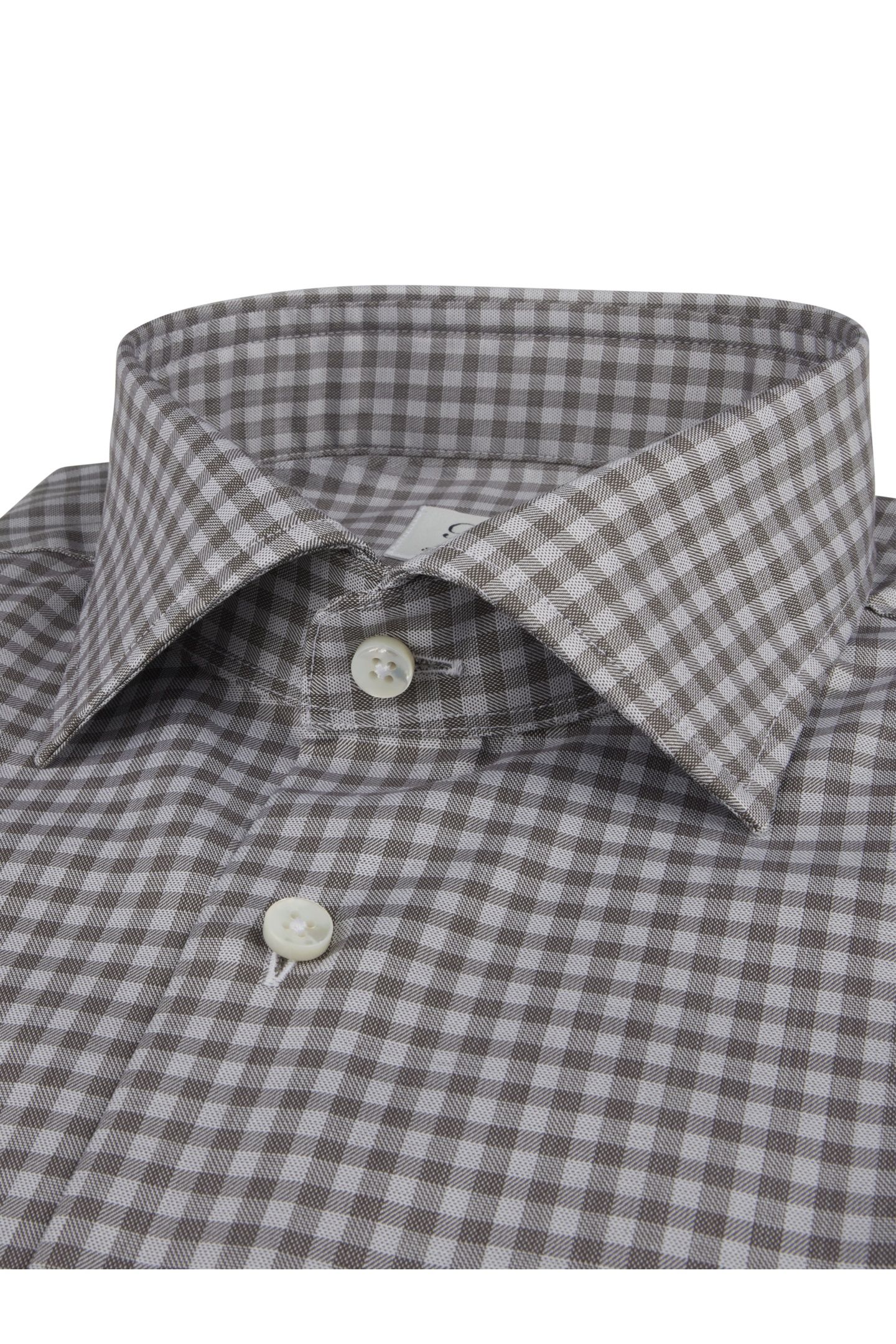 FITTED BODY/75, RM CUFF BROWN CHECK 3