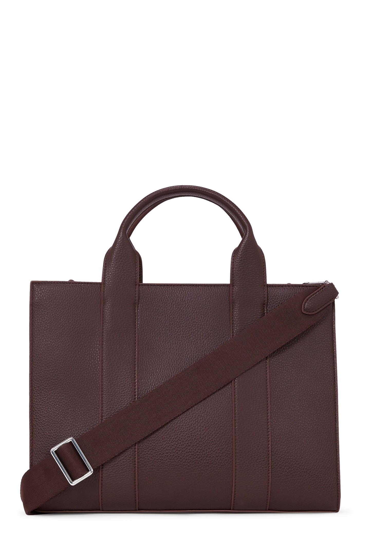 K/RSG PEBBLE SQUARE MED TOTE TOBACCO 3