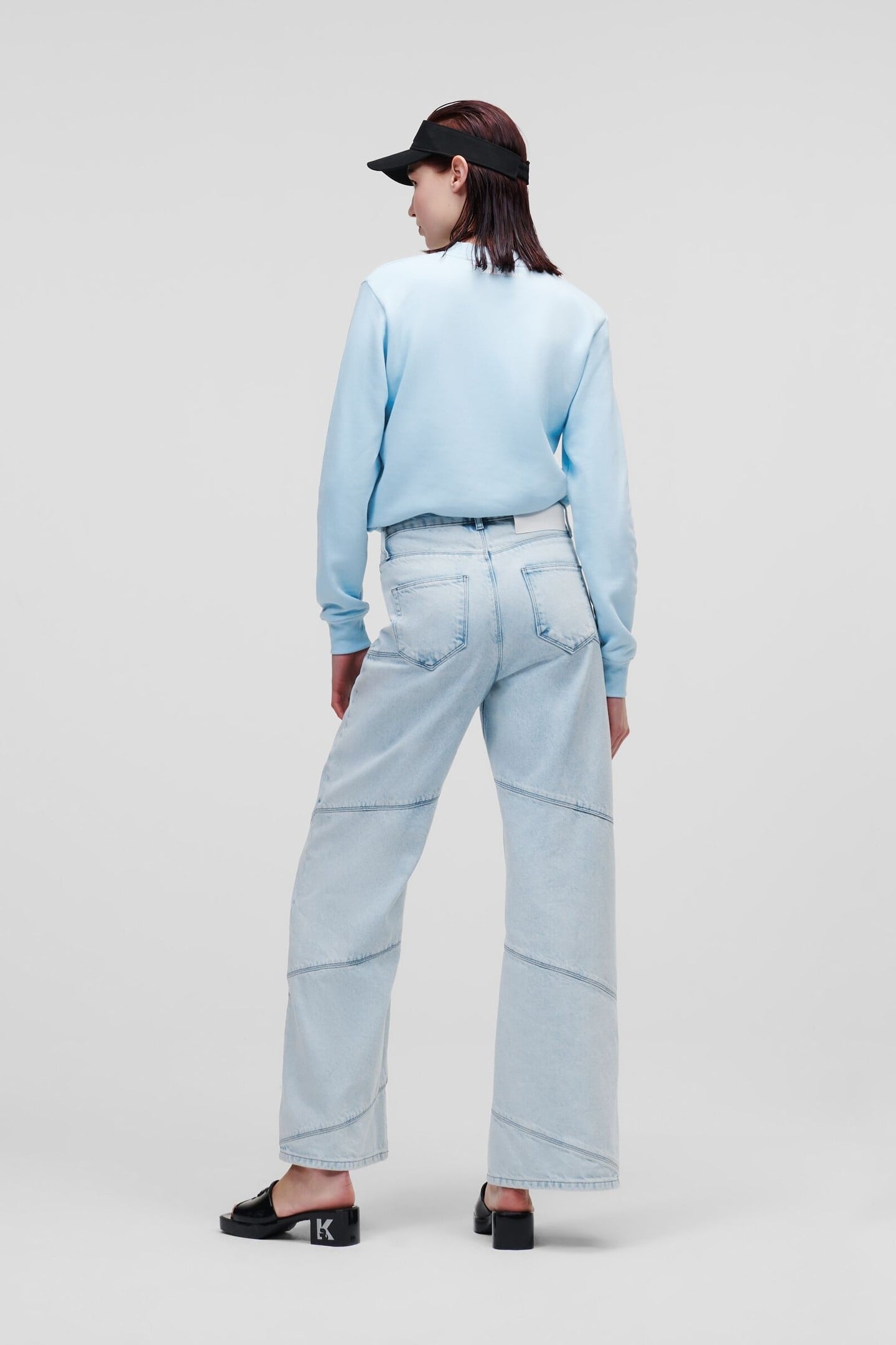 WIDE LEG DENIM PANTS LIGHT BLUE DENIM 2