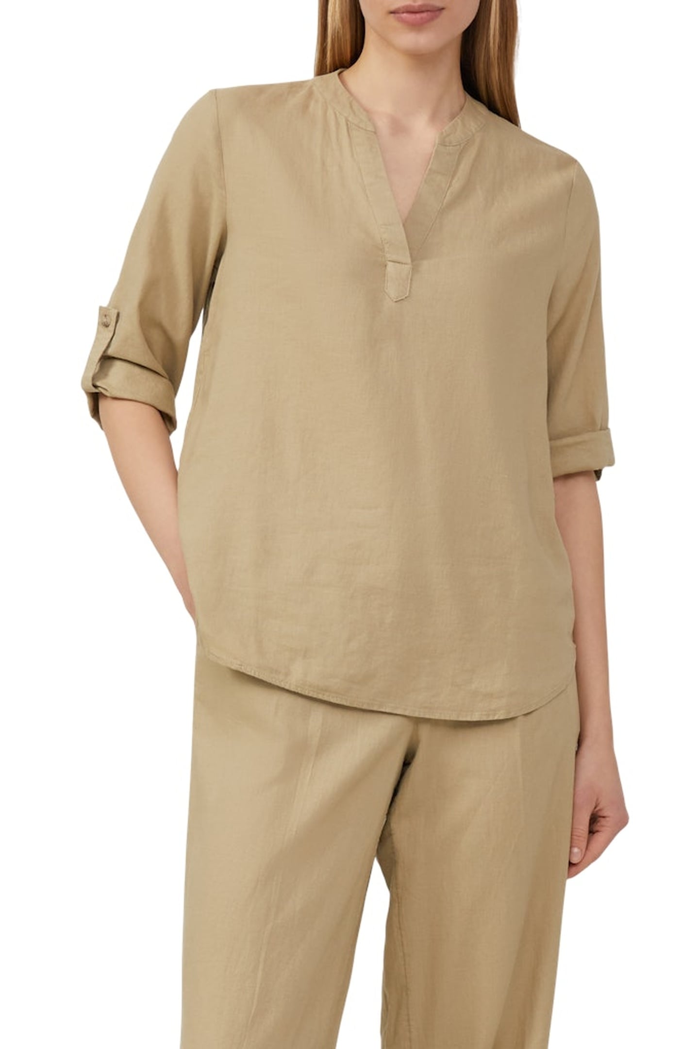 S.OLIVER BLOUSES BEIGE 1