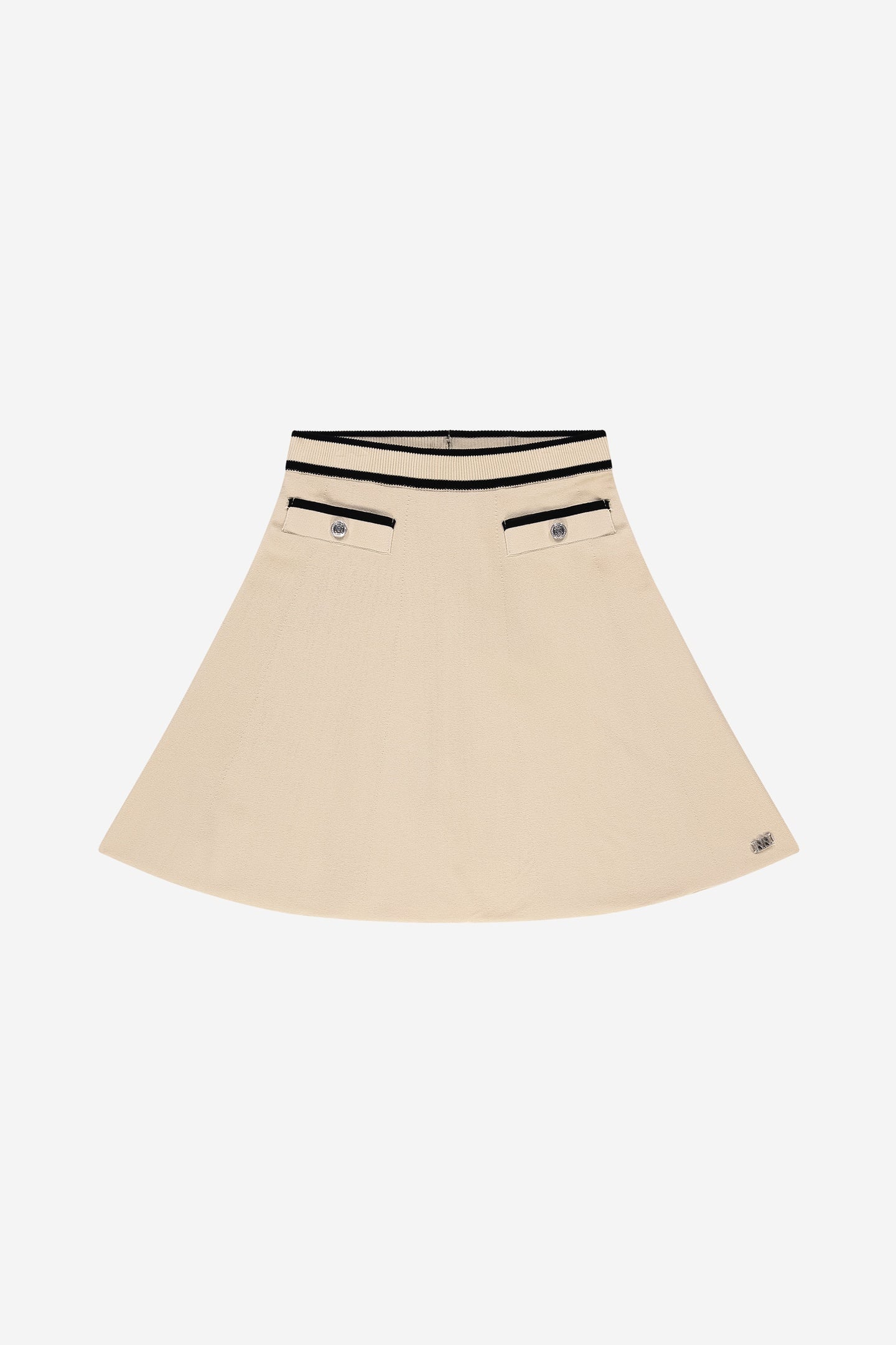 KHLOE SKIRT WOOD ASH/BLACK 2
