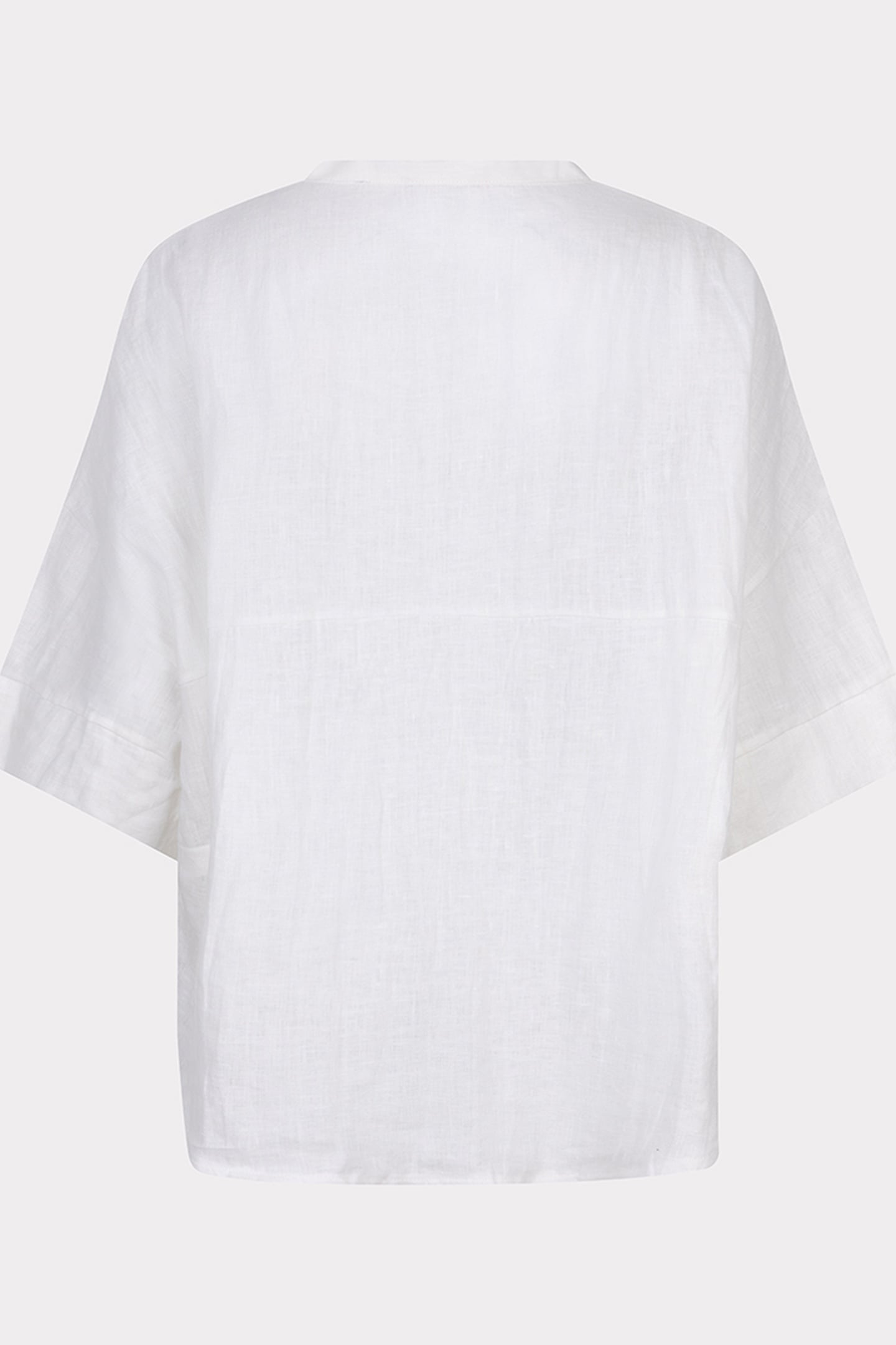 BLOUSE OVERSIZED LINEN OFF WHITE 5