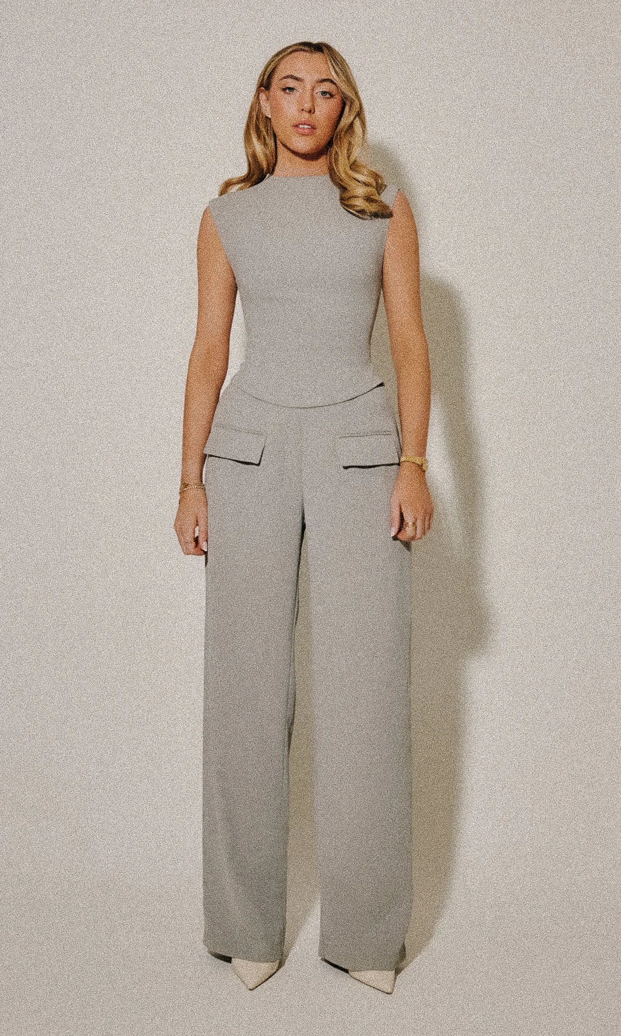 WIDE LEG TROUSERS GREY 1