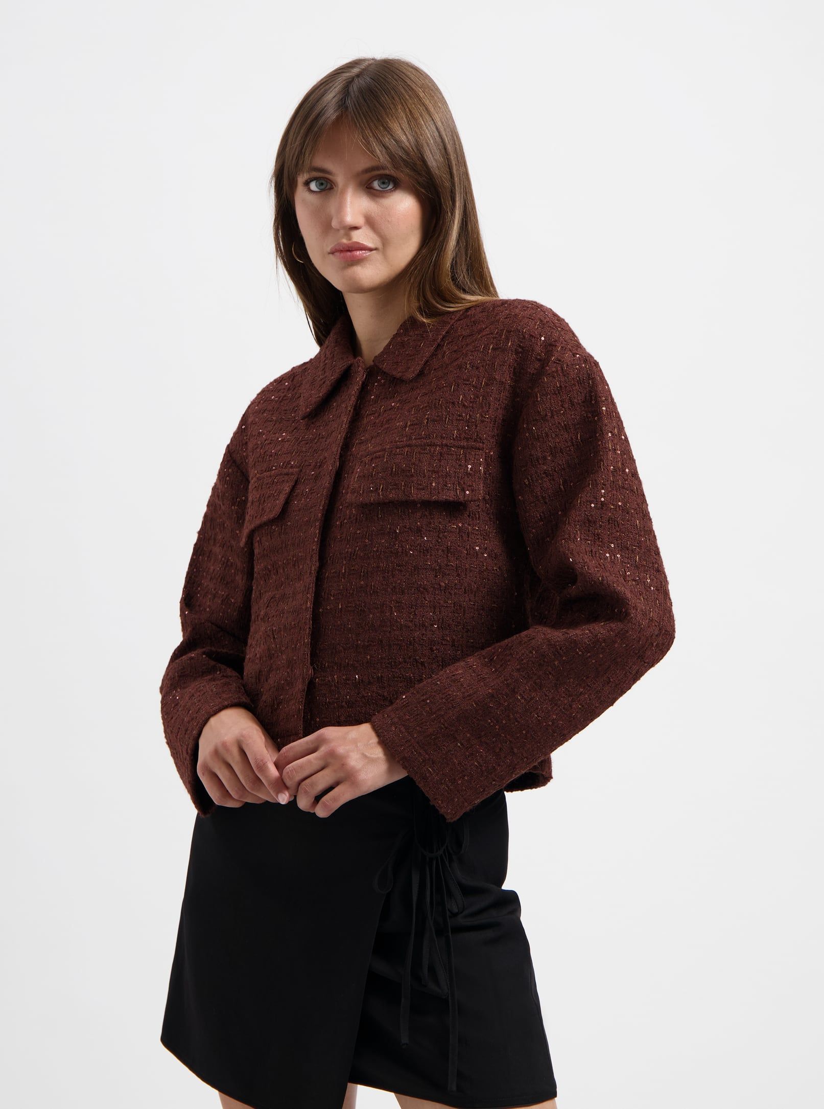 NOUS SOMMES LABELS – KITTIE TWEED JACKET RED 2