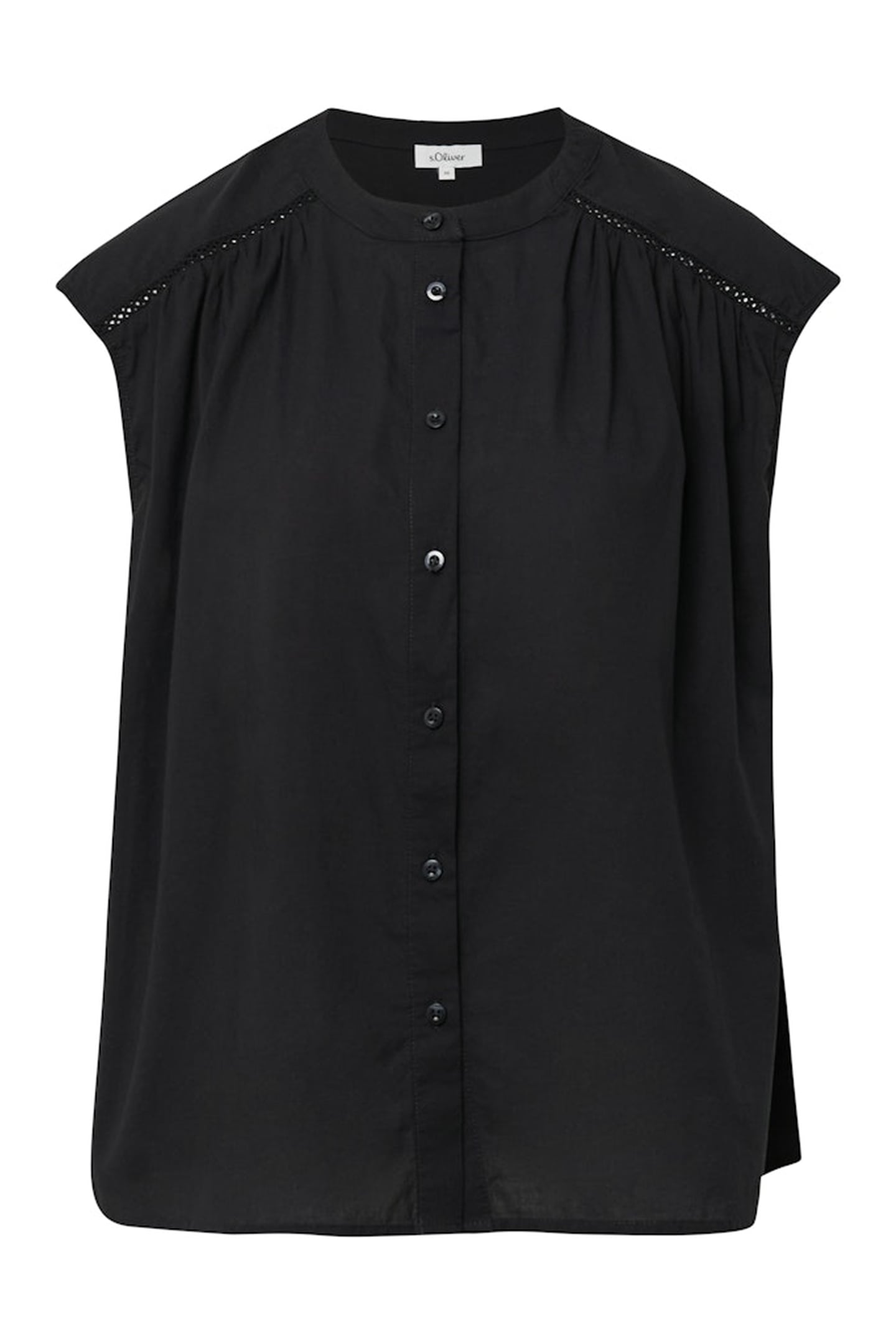 S.OLIVER BLOUSES BLACK 4