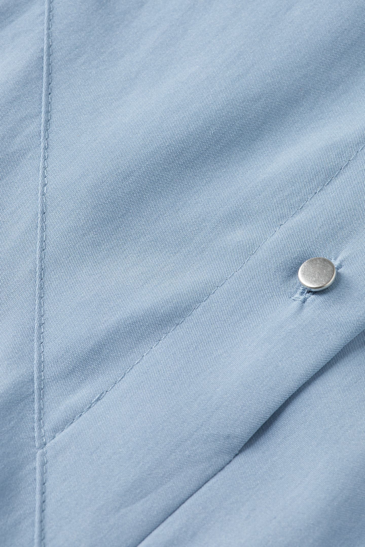 MIDI DRESS WITH GATHERED WAIST FADED DENIM 6