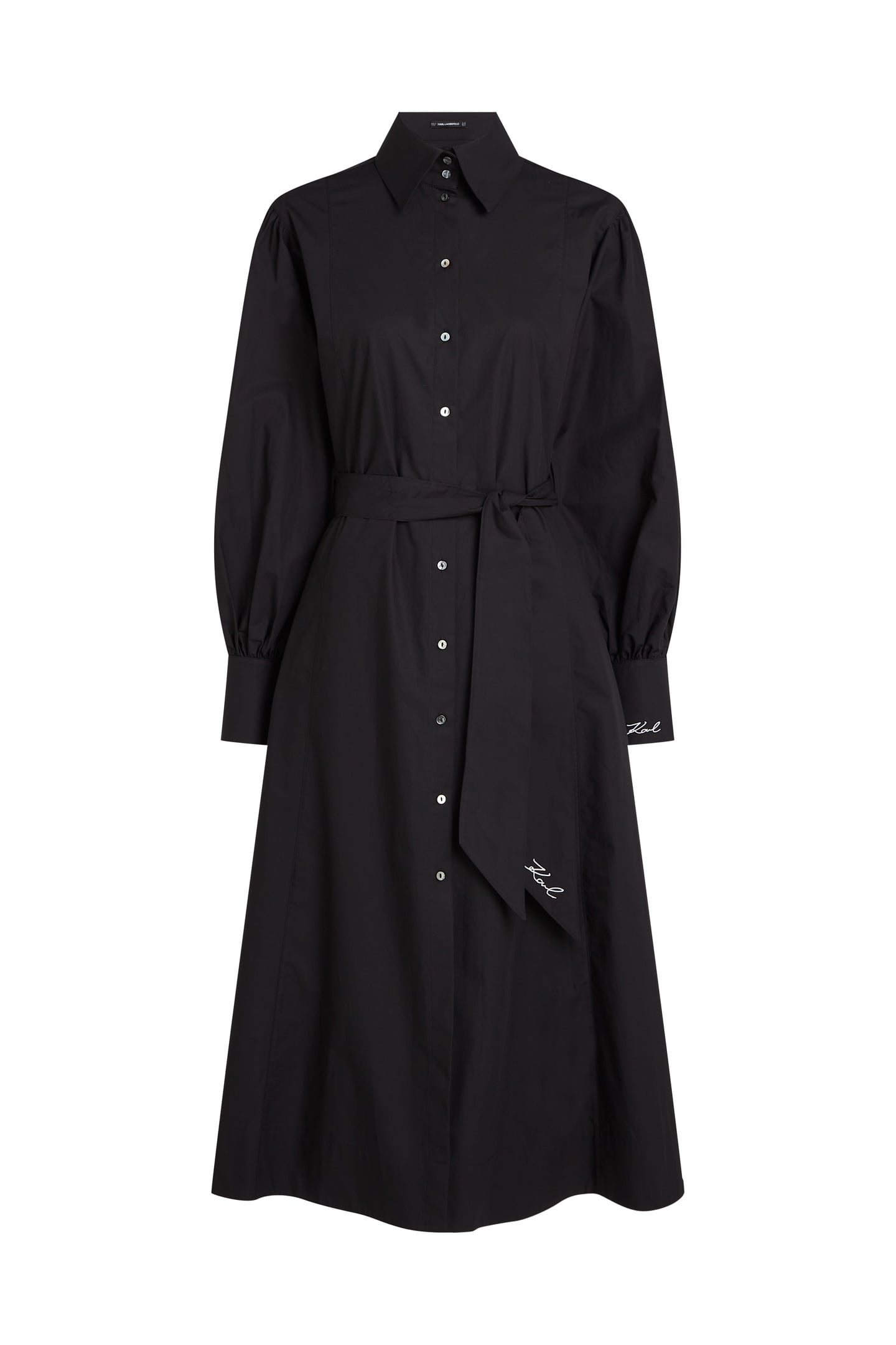 KARL SHIRT DRESS BLACK 3
