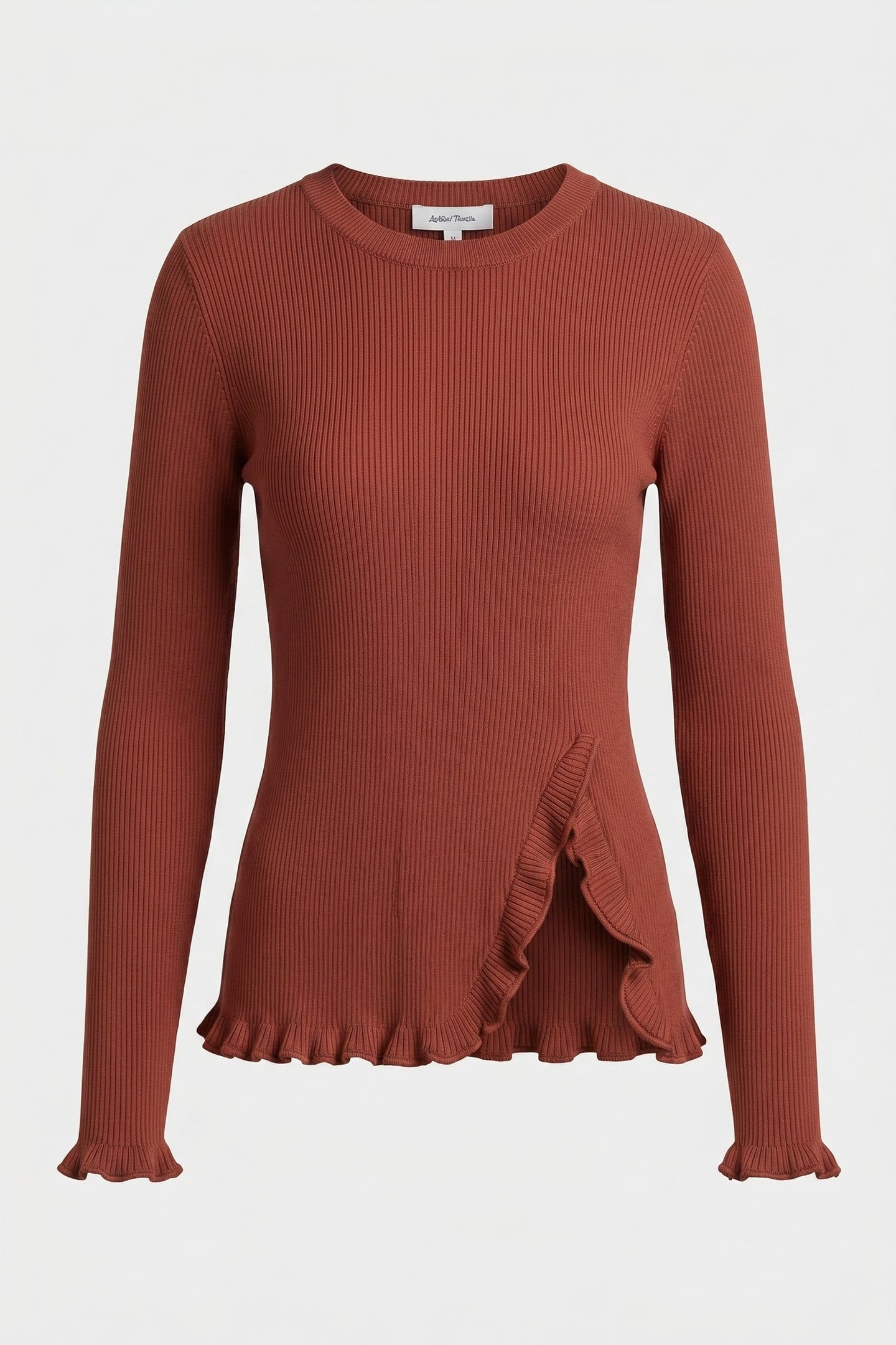 LANG KNIT TOP RED 4