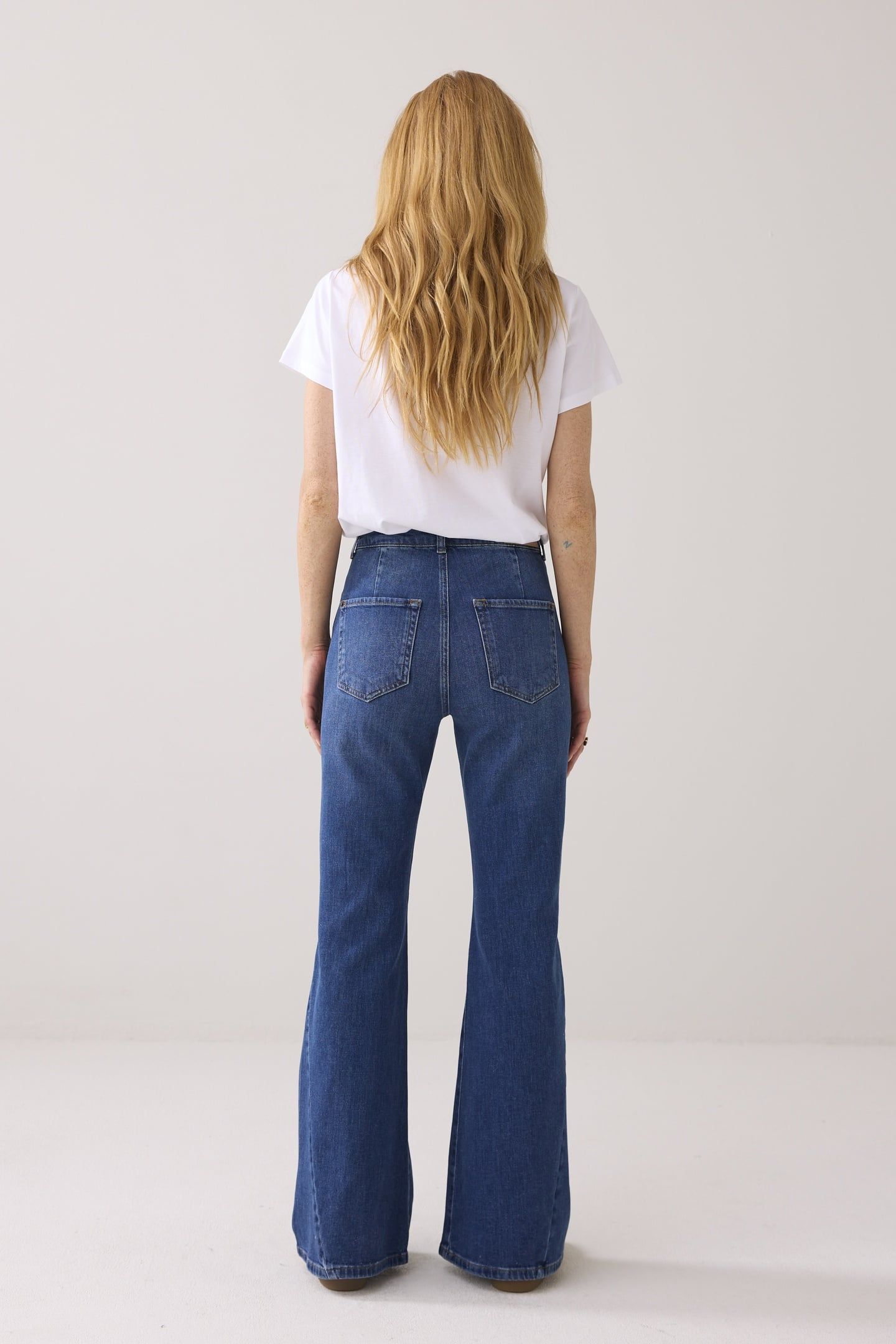 FLARED JEANS TWILL COMFORD DENIM DENIM 2