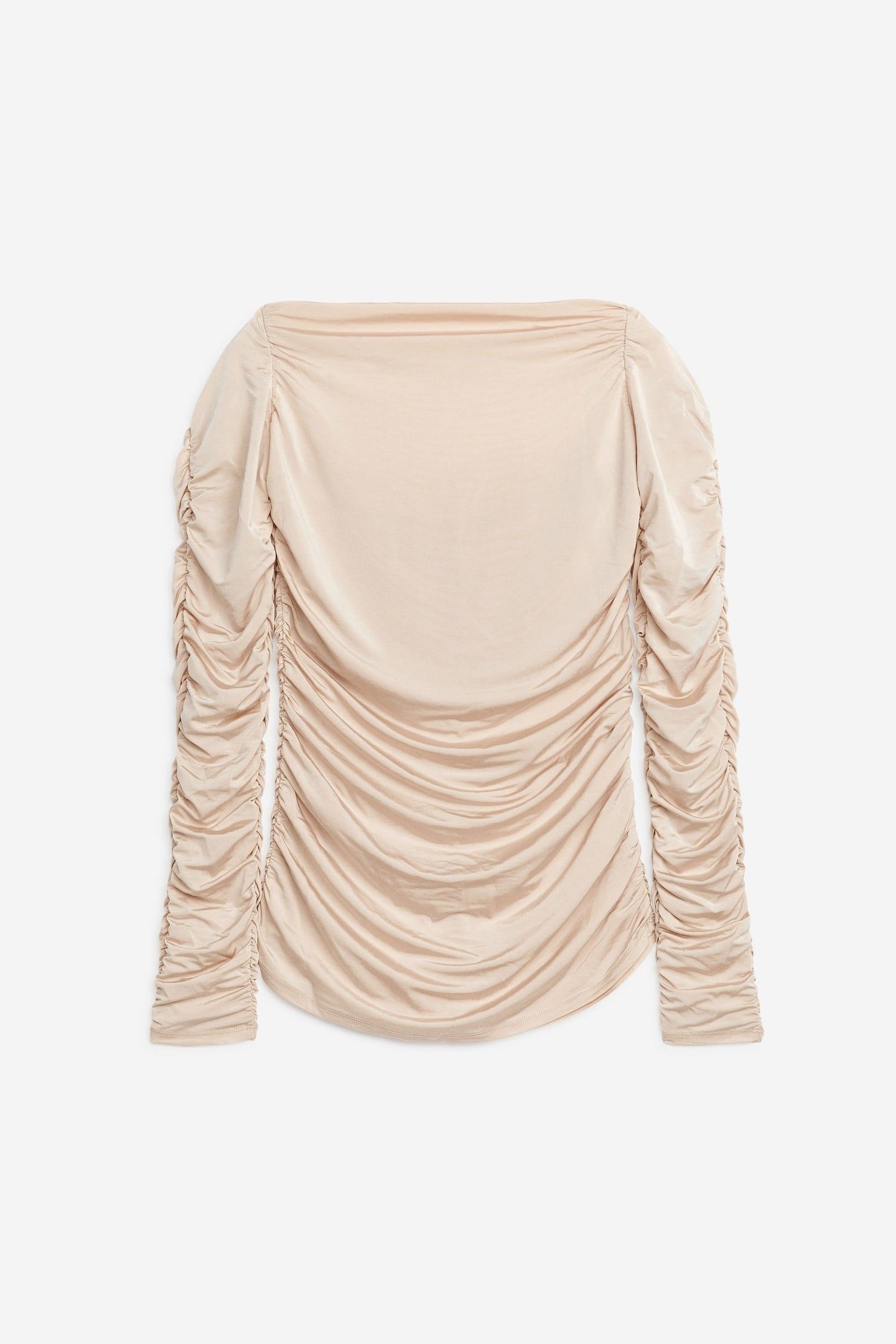 NILA OFF SHOULDER TOP BEIGE 2