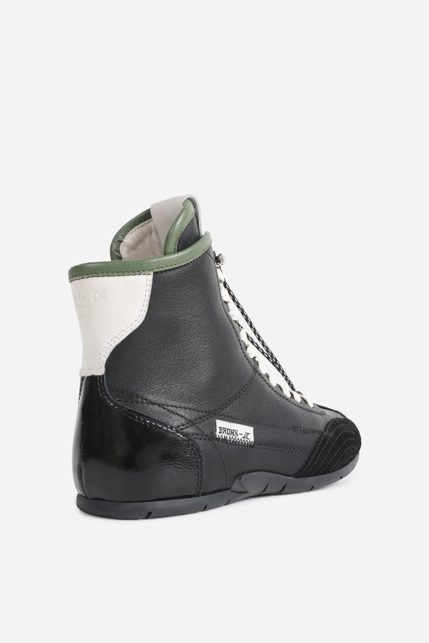 MYR-AA ANKLE BOOT BLACK/OFF WHITE/GREEN 4